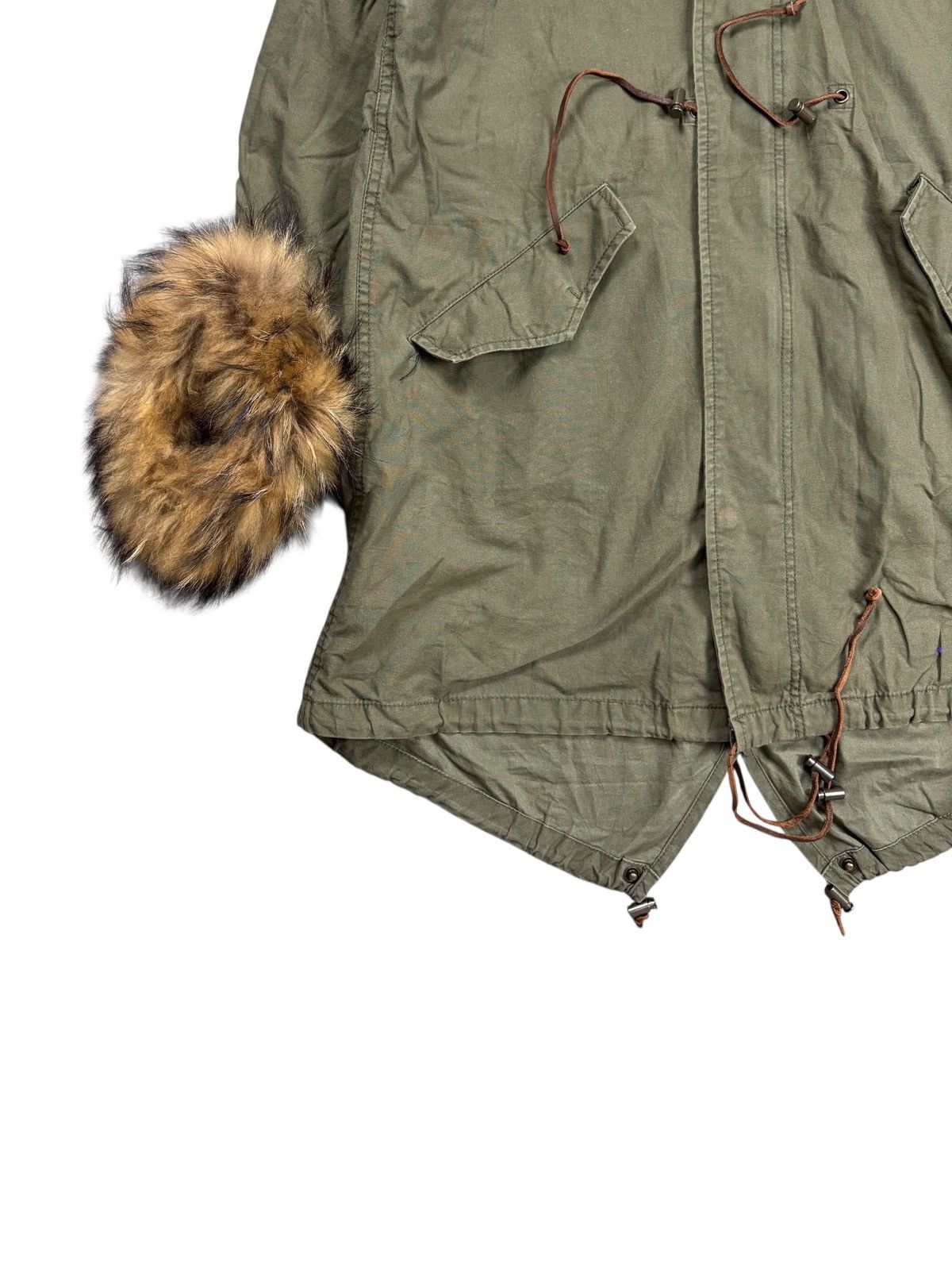 GOA 2000s GOA - Apocalypse Style Fur Hoodie Jacket Size US M / EU 48-50 / 2 - 4 Thumbnail
