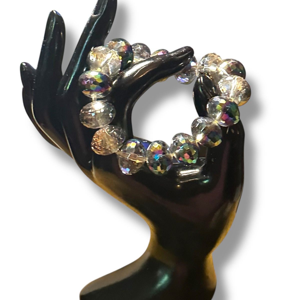 Other Chunky rainbow crystal bead stretch bracelet Size ONE SIZE - 2 Thumbnail