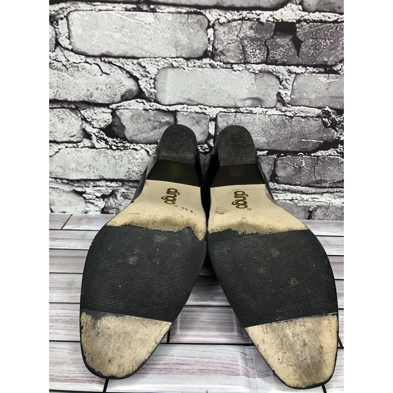 Other Dingo Black Leather Casual Low Cut Heel Booties Shoes Women Size US 9.5 / IT 39.5 - 22 Thumbnail