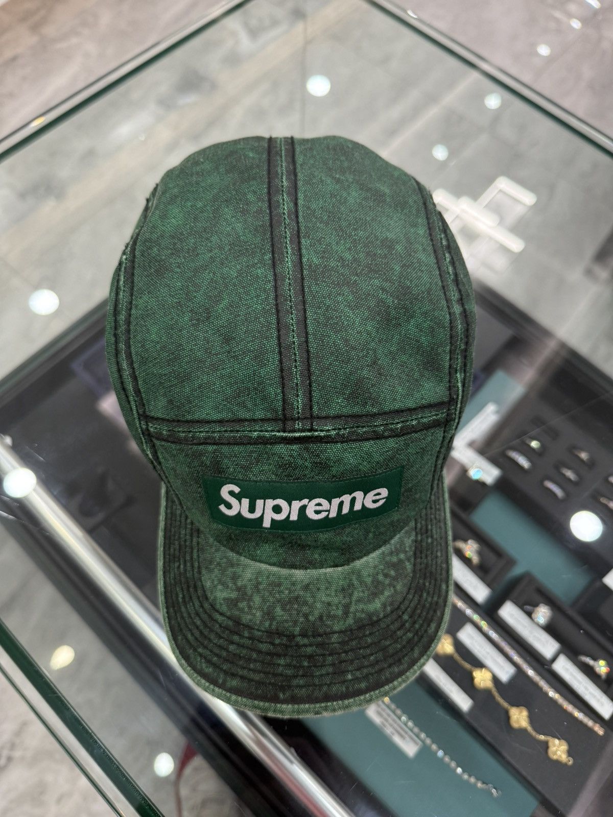 Supreme Supreme Green Washed Cordura Camp Hat Size ONE SIZE - 5 Thumbnail