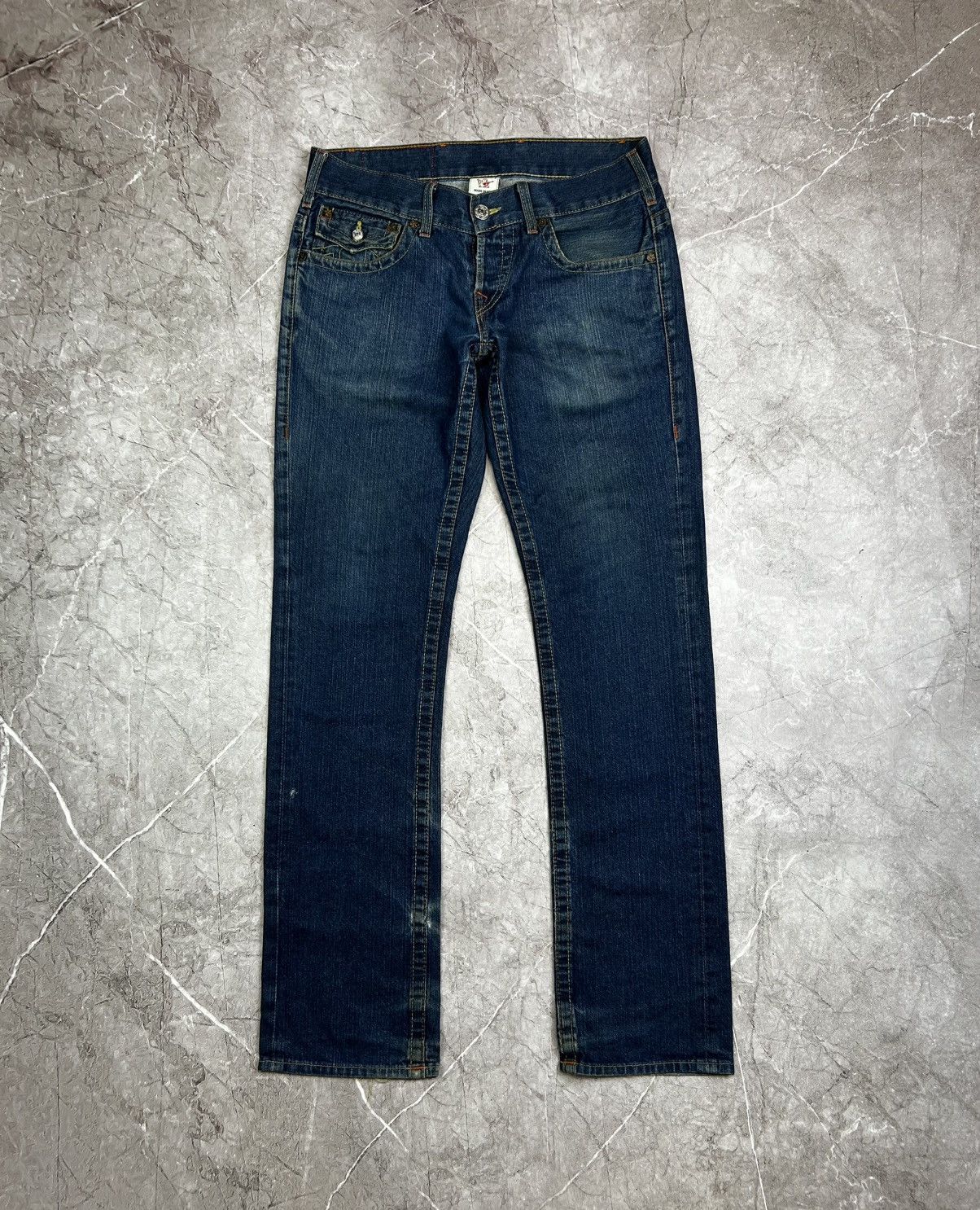 True Religion × Vintage Vintage True Religion Faded American Denim Baggy Hype Jeans Size US 30 / EU 46 - 3 Thumbnail
