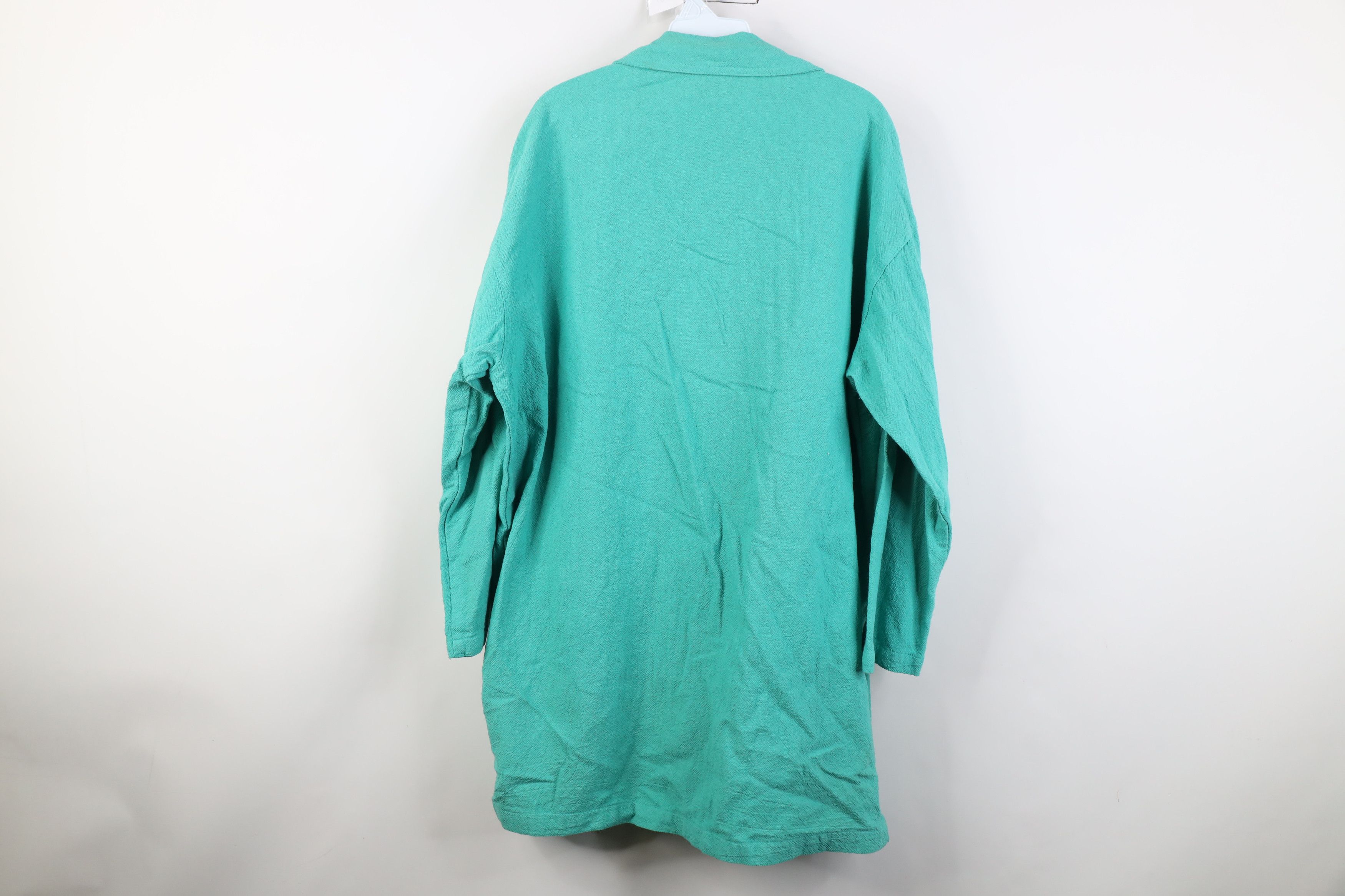 Vintage Vintage 90s Streetwear Fit Gauzy Cotton Blazer Jacket USA Size XS / US 0-2 / IT 36-38 - 12 Thumbnail