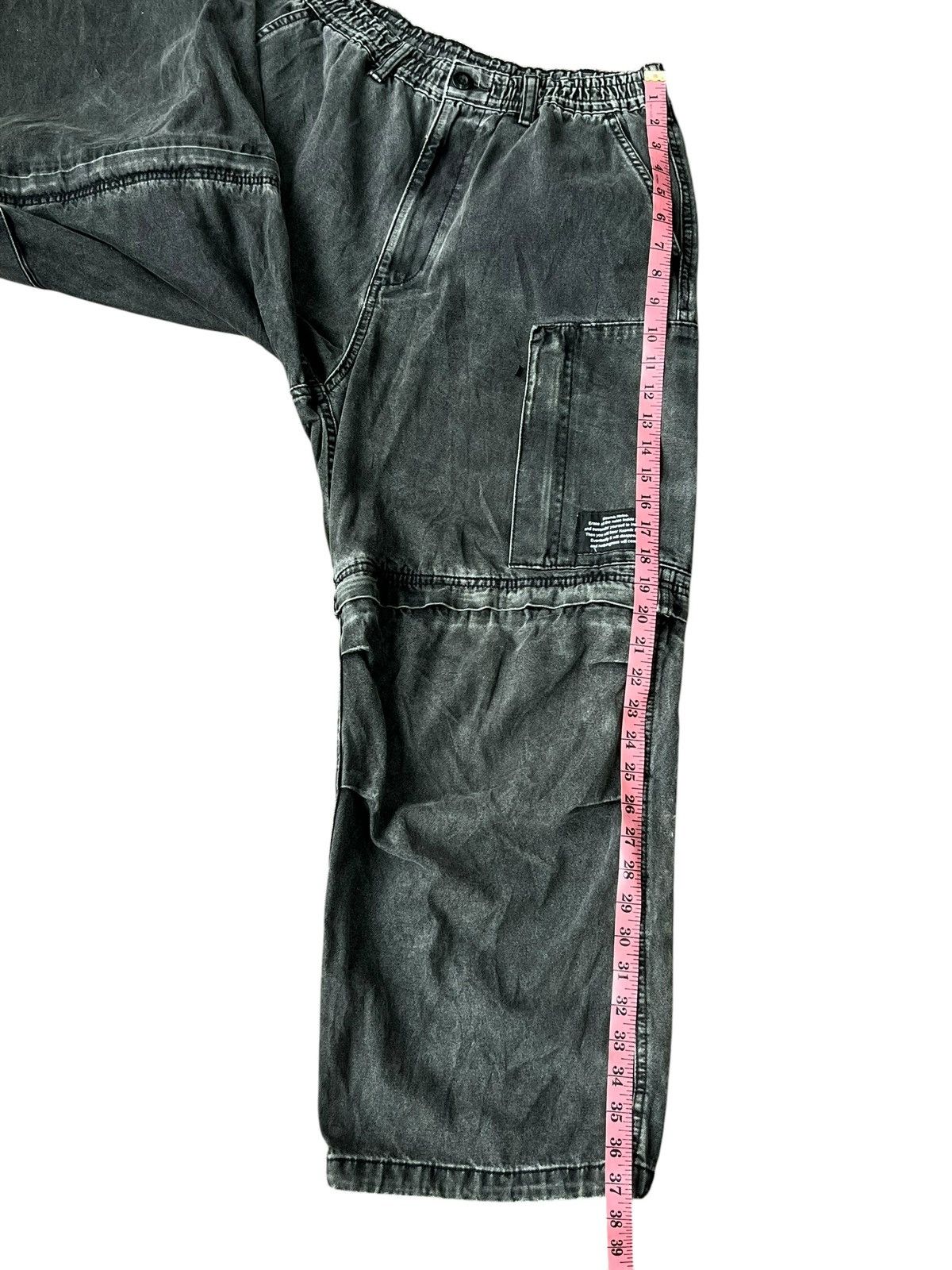 Undercover GU x Undercover Kosmik Noise 2Way Zip Baggy Cargo Pants Size US 32 / EU 48 - 9 Thumbnail