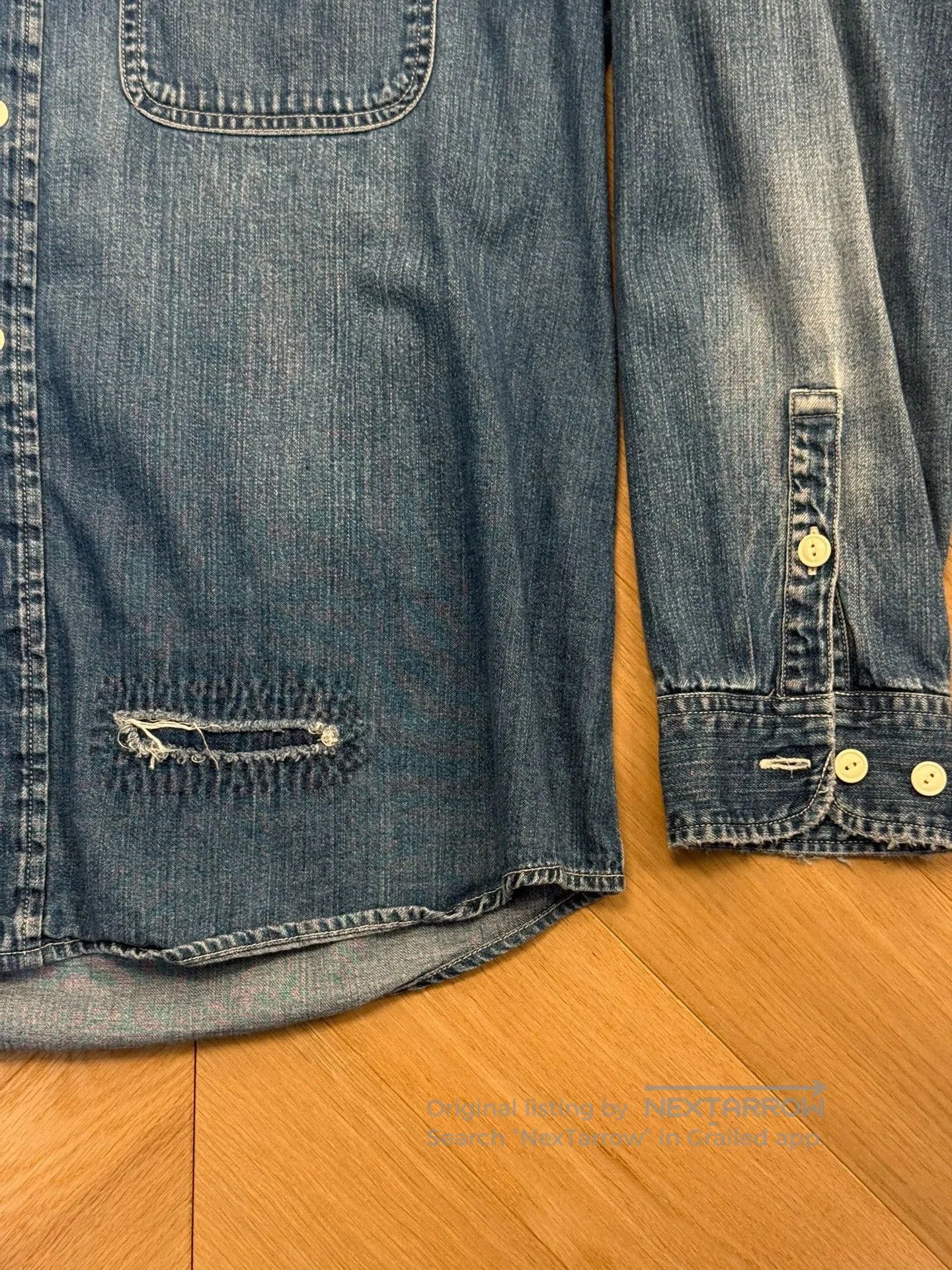 Visvim Visvim 20ss Lumber Shirt Damaged. Size US L / EU 52-54 / 3 - 3 Thumbnail