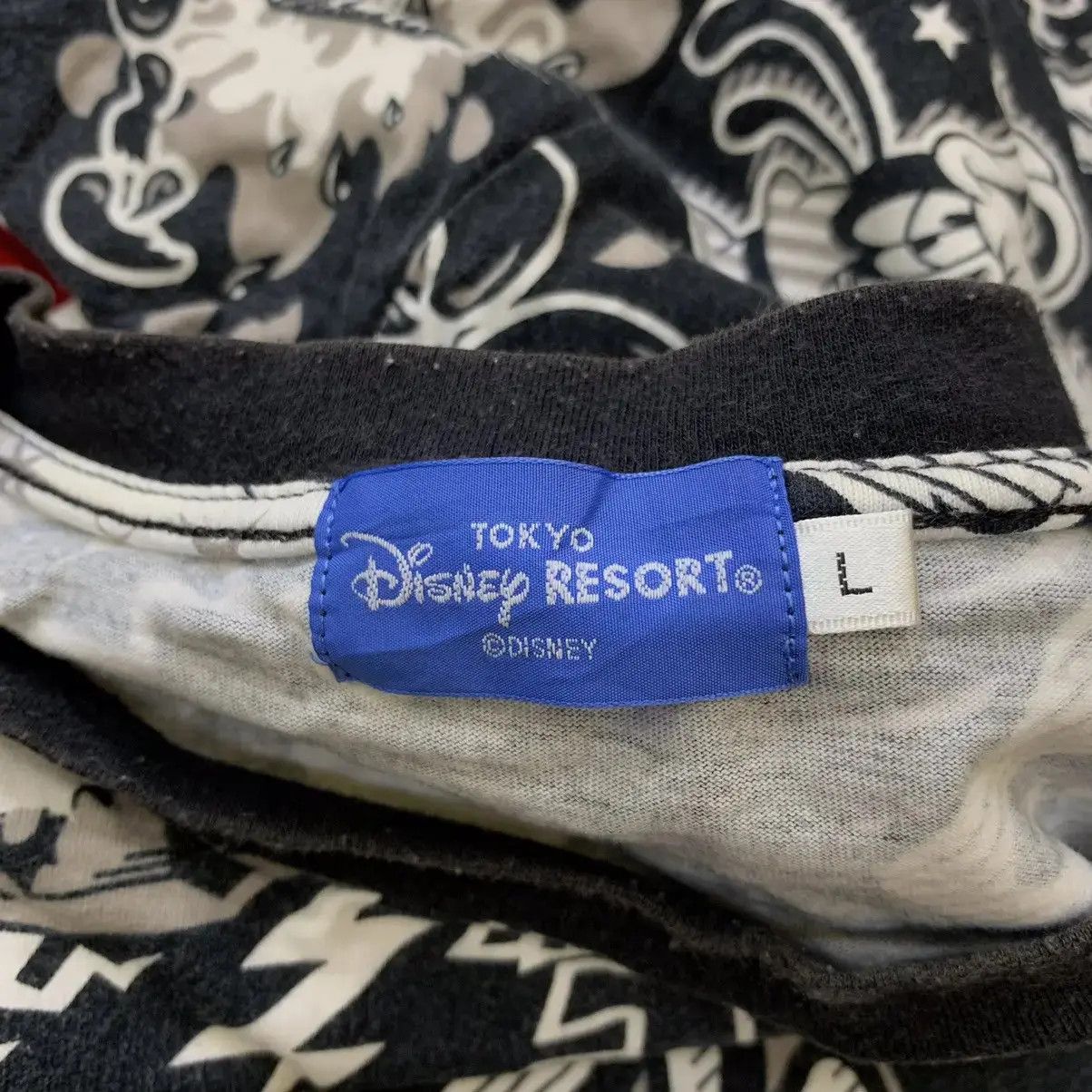 Designer DISNEY THE HAUNTED MANSION AOP Tee Shirt Mickey Mouse Size L / US 10 / IT 46 - 6 Thumbnail