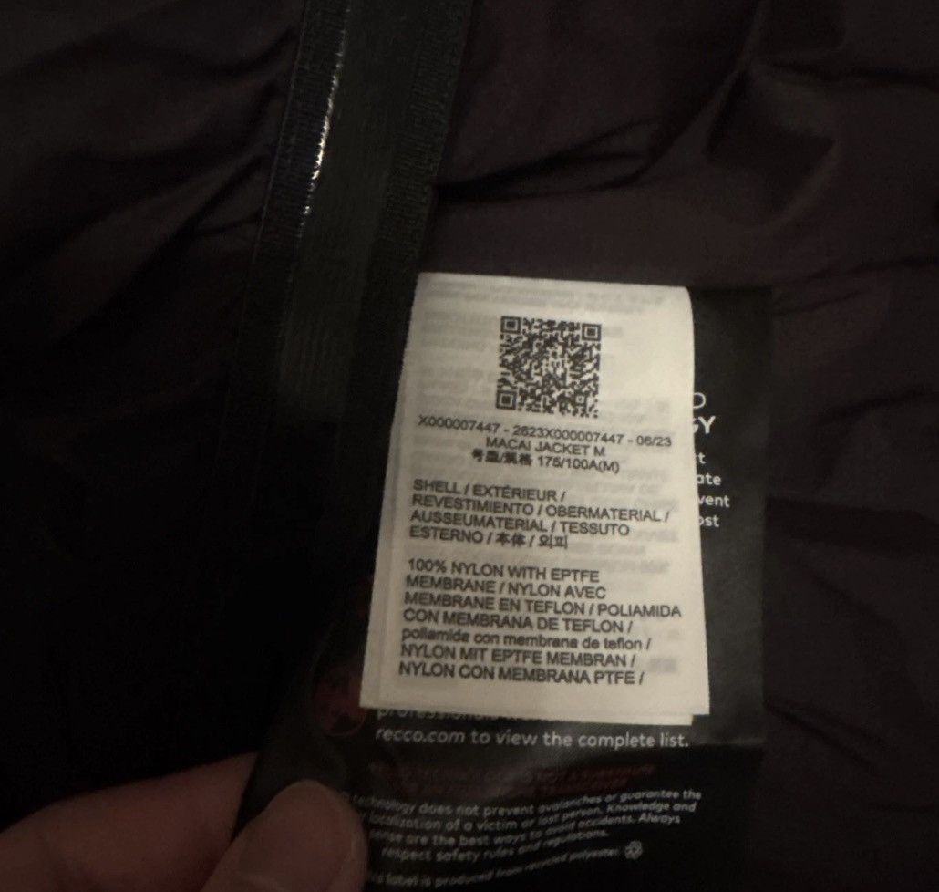 Arc'teryx Arc'teryx Macai Shell Jacket - Men's M, Black *NEW* Size US M / EU 48-50 / 2 - 11 Thumbnail