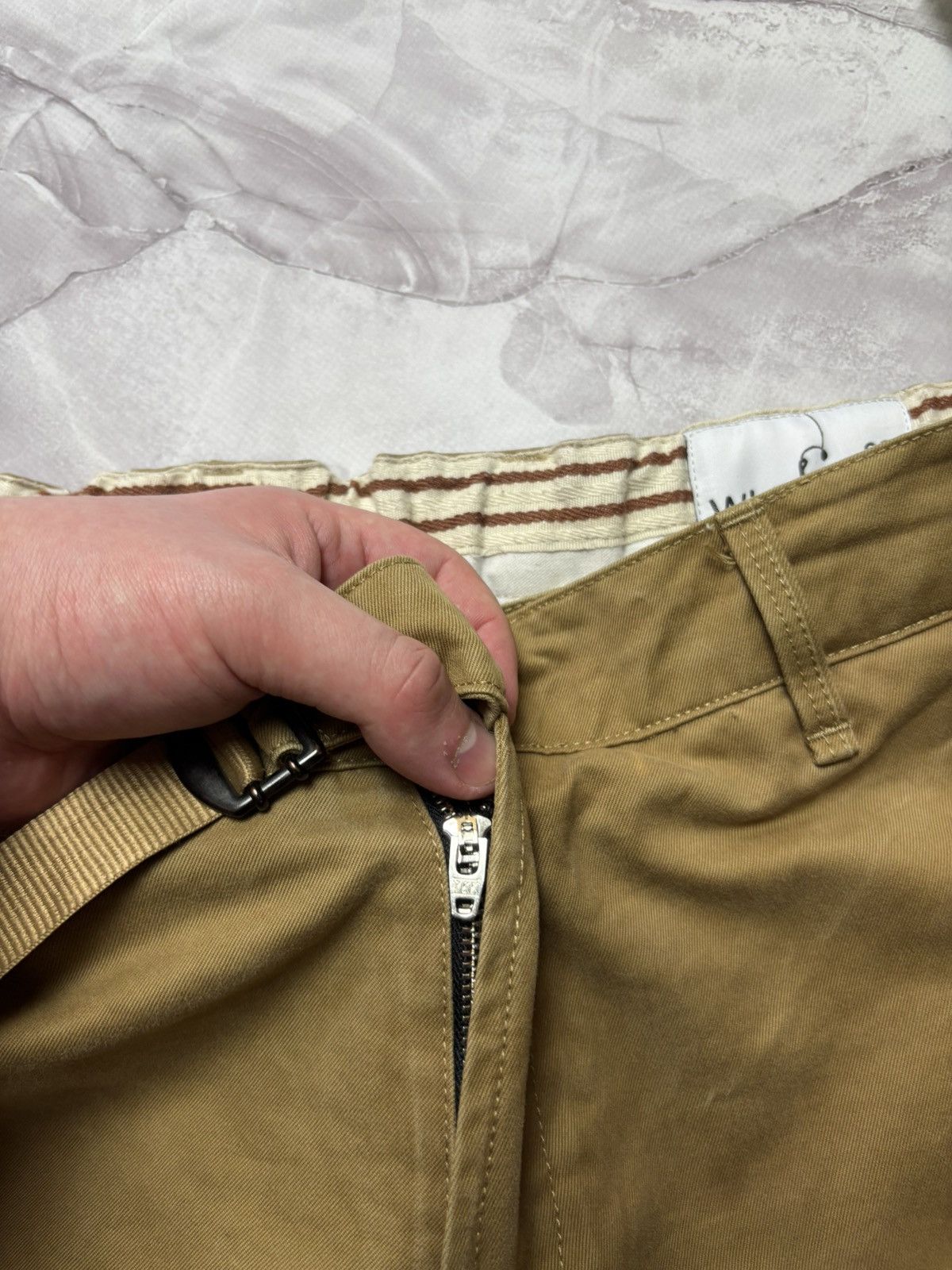 Other White Sand Belted Chino Pants Quiet Luxury Brown Mens 50 Size US 34 / EU 50 - 11 Thumbnail