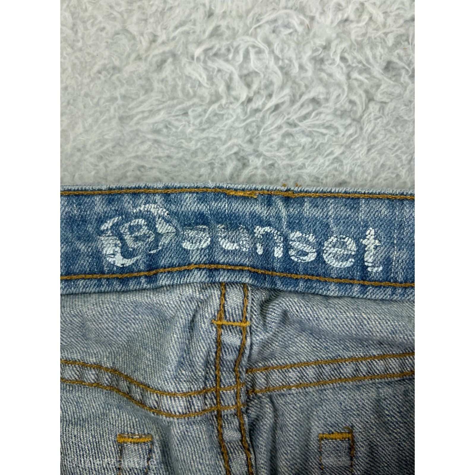 Vintage Bullhead Jeans Women 5 Blue Denim Straight Leg 5-Pocket Stretch Size 27" / US 4 / IT 40 - 4 Thumbnail