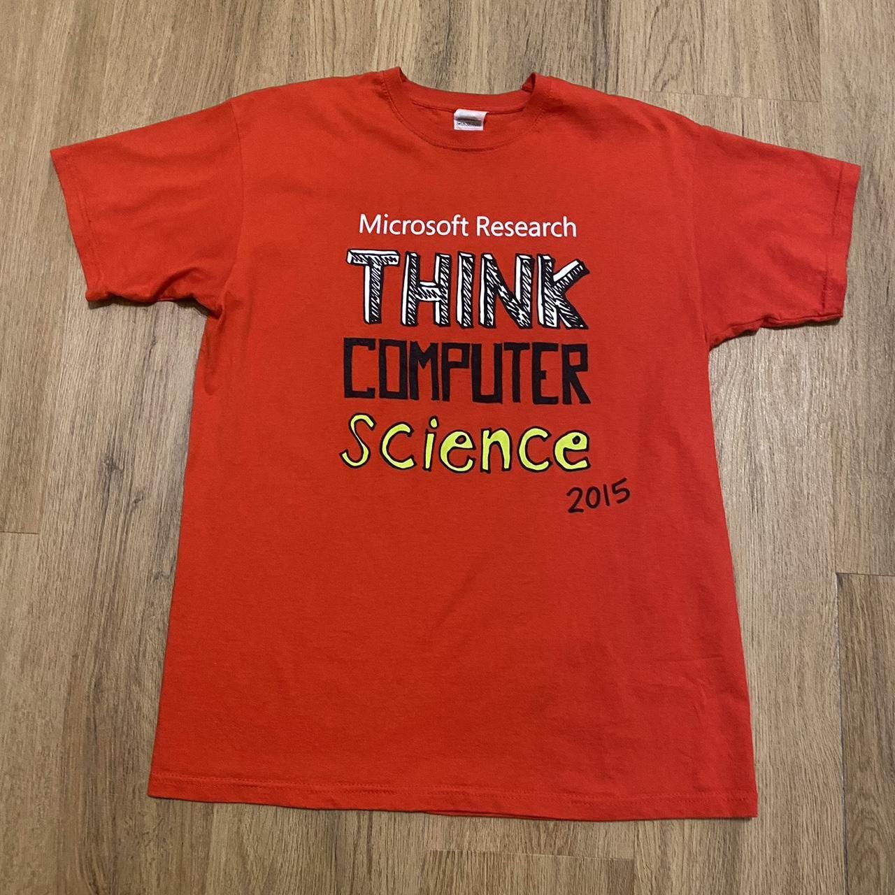 Fruit Of The Loom Microsoft Think Computer Science 2015 red t-shirt Size US M / EU 48-50 / 2 - 1 Thumbnail