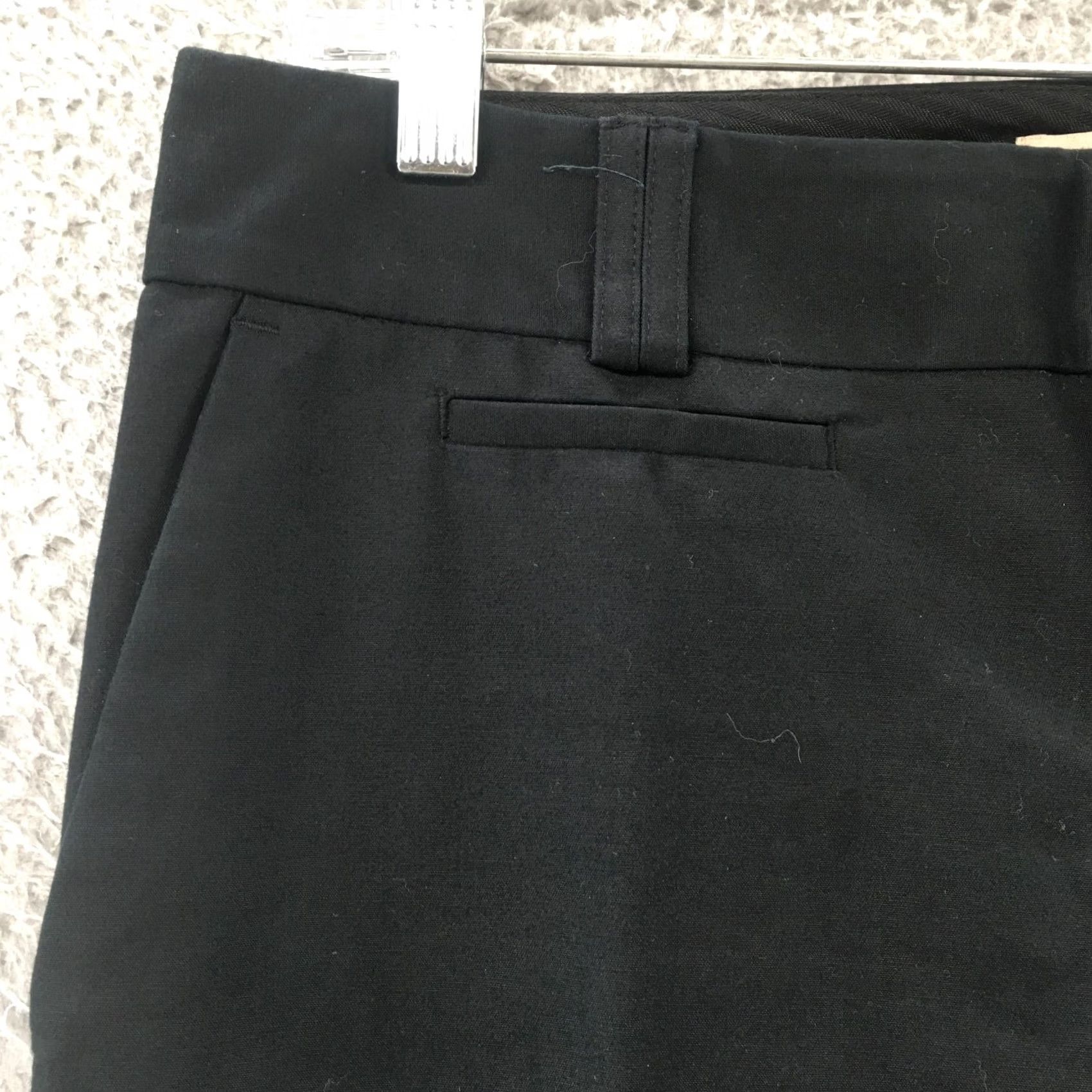 Banana Republic Banana Republic Martin Fit Ankle Pants Womens 6P Black Cotton Blend Flat Front Pants Women Petite 6P Black Casual Classic Mens Womens Girls Size 28" / US 6 / IT 42 - 4 Thumbnail