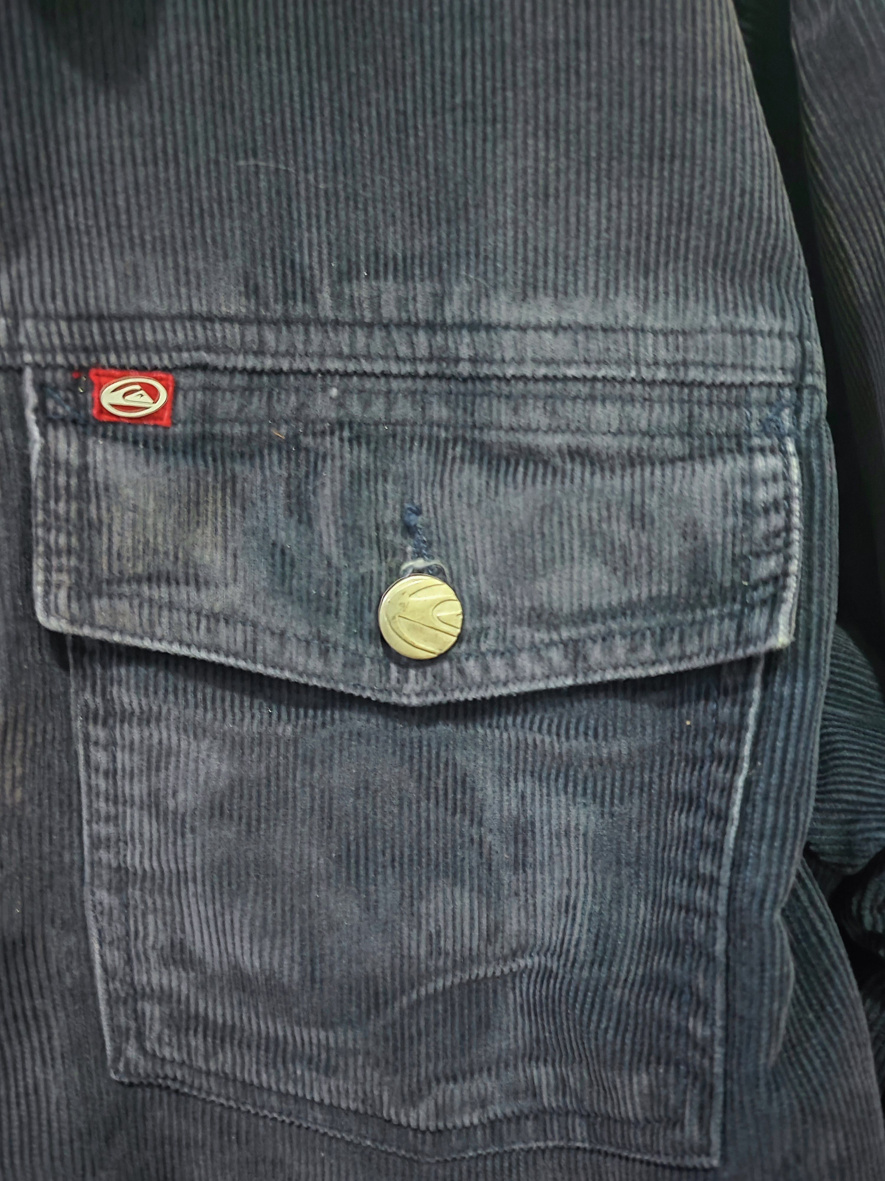 Quiksilver Rare!! Vintage Quiksilver Sherpa Corduroy Trucker Jacket Size US M / EU 48-50 / 2 - 6 Thumbnail