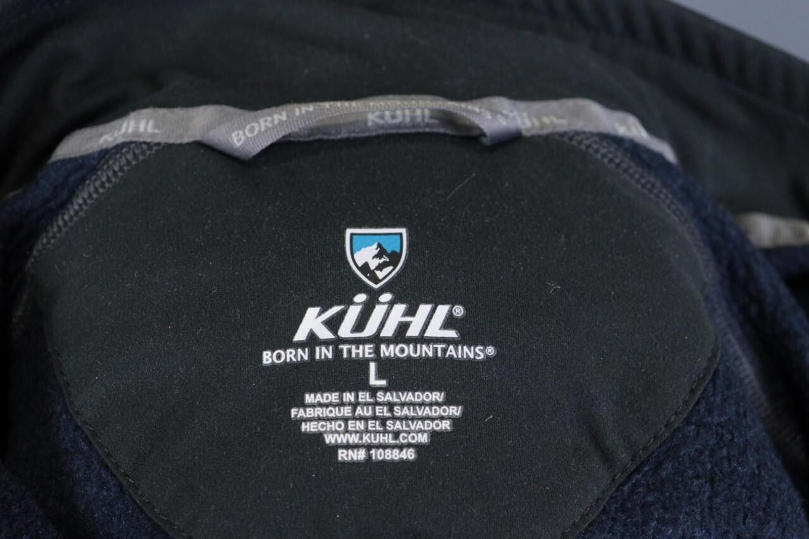Kuhl Kuhl Vintage Blue 1/4 Zip Collorblock Fleece Jacket Size XL Size US XL / EU 56 / 4 - 10 Thumbnail