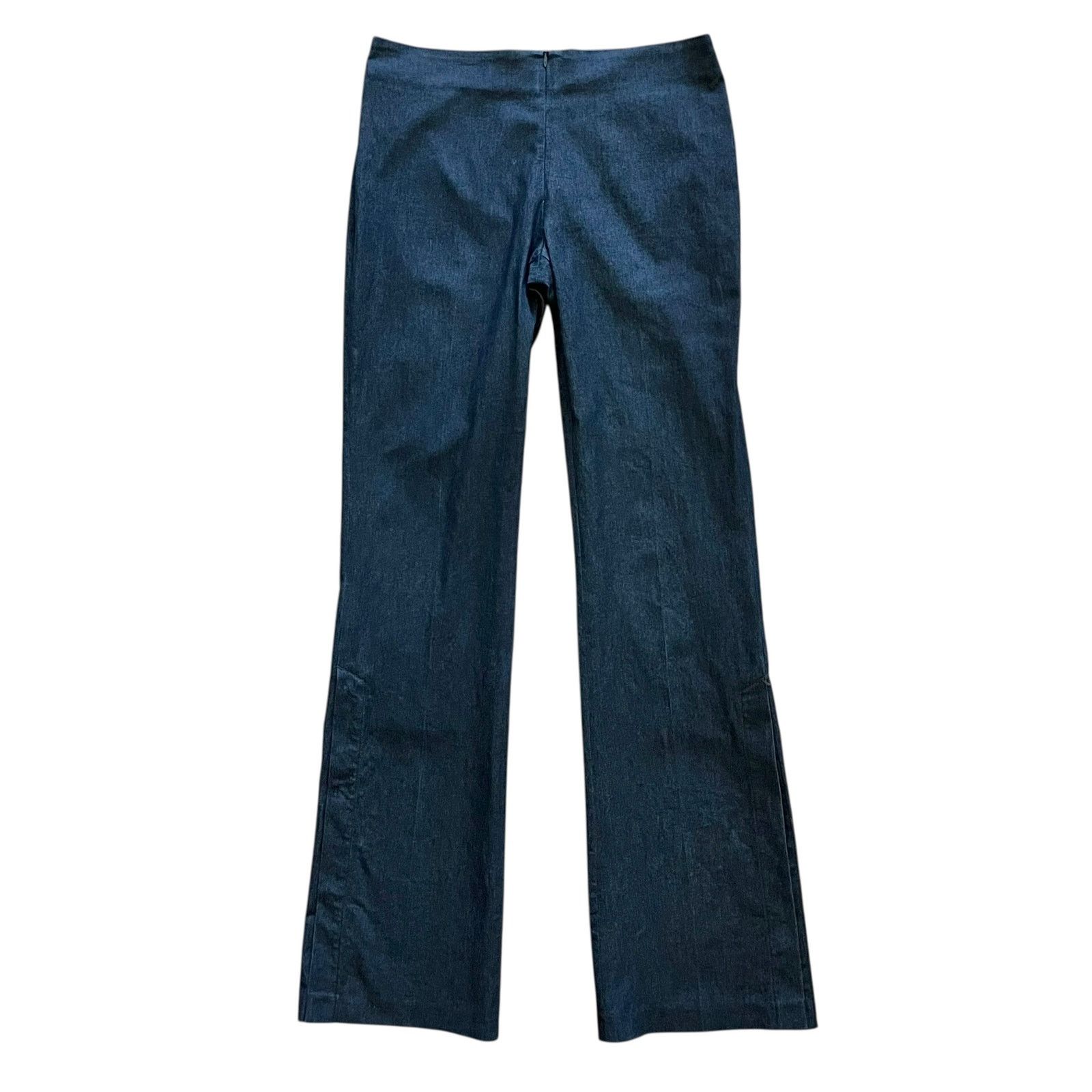Barbara Bui Barbara Bui Initials Flare Leg Split Hem Dark Denim Jeans Size 30" / US 8 / IT 44 - 7 Thumbnail