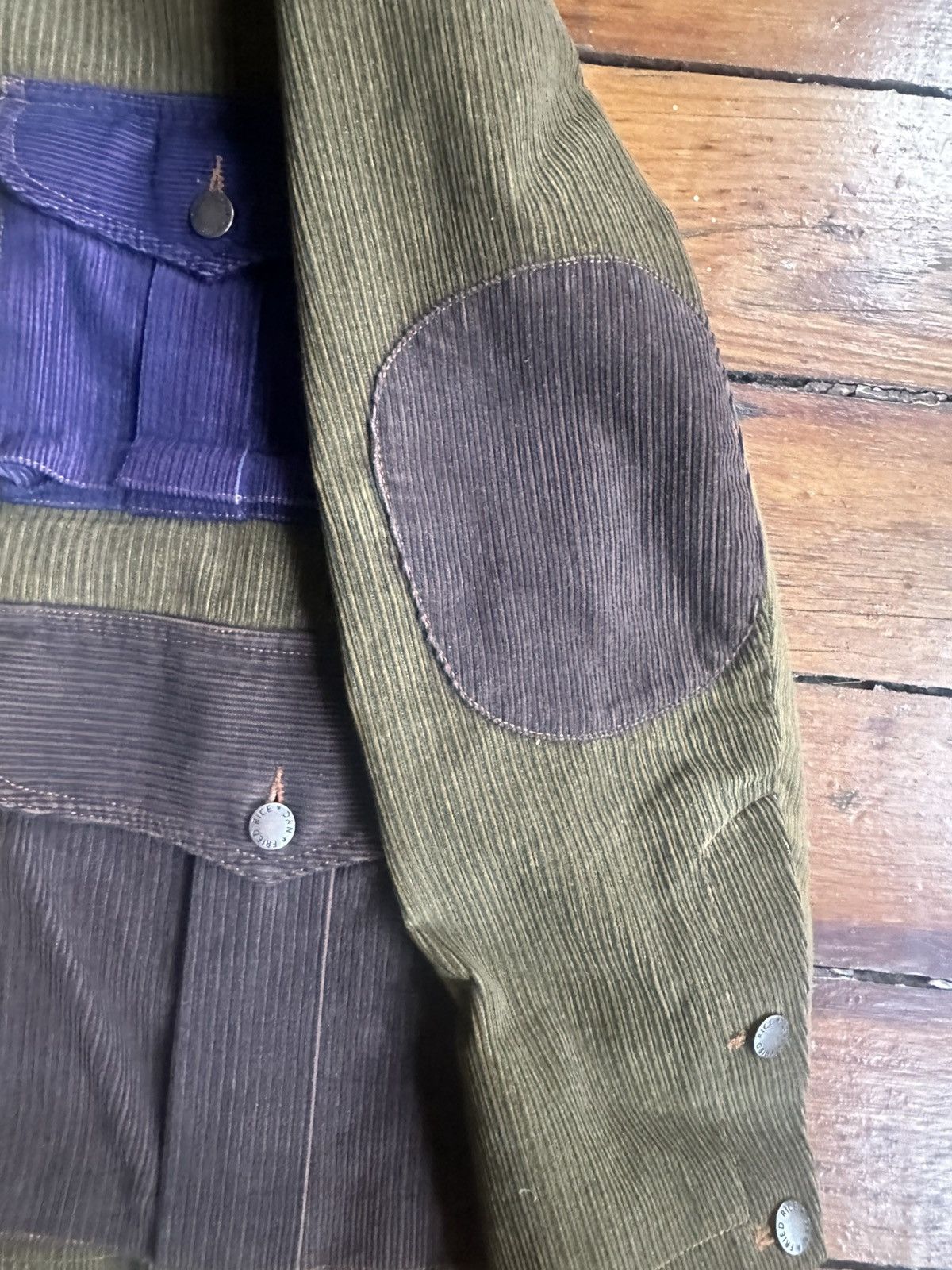 FRIED RICE Fried Rice Patchwork Denim/Corduroy Jacket Size US S / EU 44-46 / 1 - 6 Thumbnail