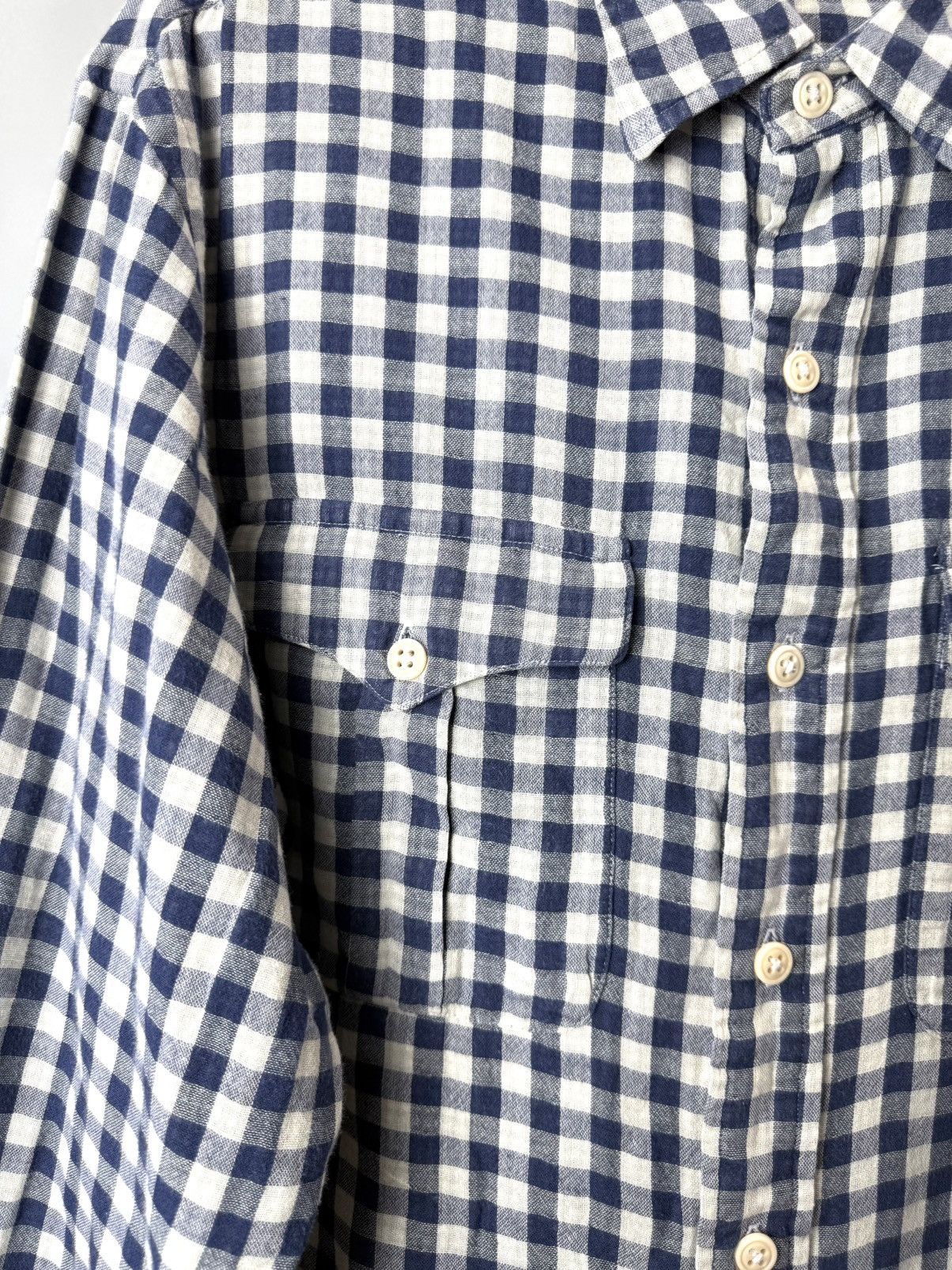Polo Ralph Lauren Rare Vintage Polo Ralph Lauren Shirt Linen Style Size US L / EU 52-54 / 3 - 3 Thumbnail