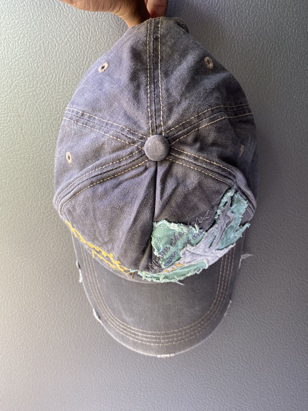 Hysteric Glamour × If Six Was Nine Vintage marijuana party cross embroidery distressed hats Size ONE SIZE - 4 Thumbnail