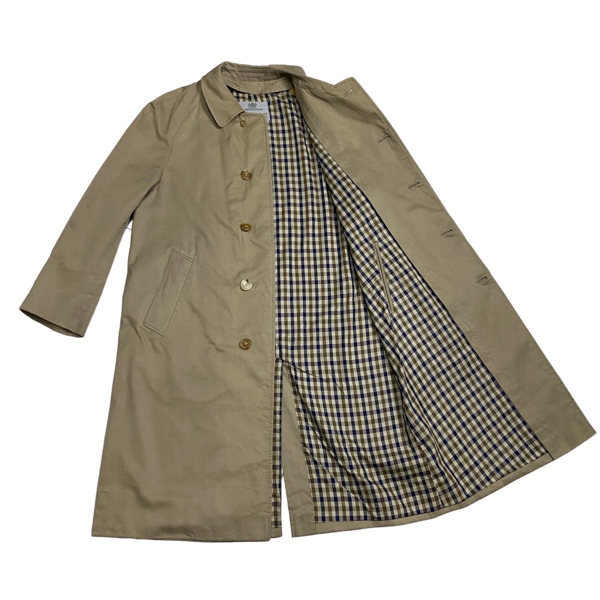 Aquascutum Aquascutum checkered inner overcoat Size US M / EU 48-50 / 2 - 6 Thumbnail