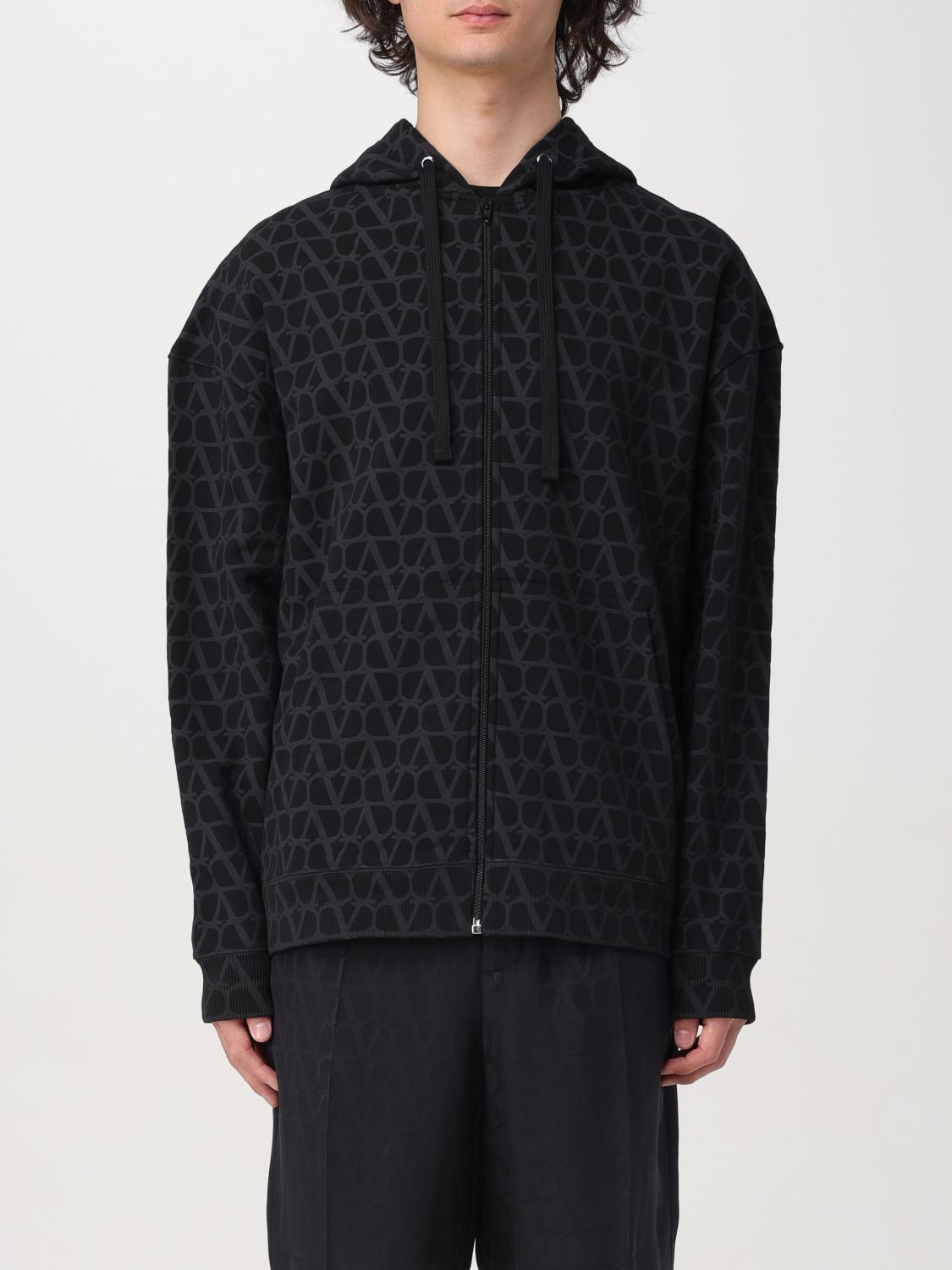 image of Valentino Sweater Men Black (Size XL)