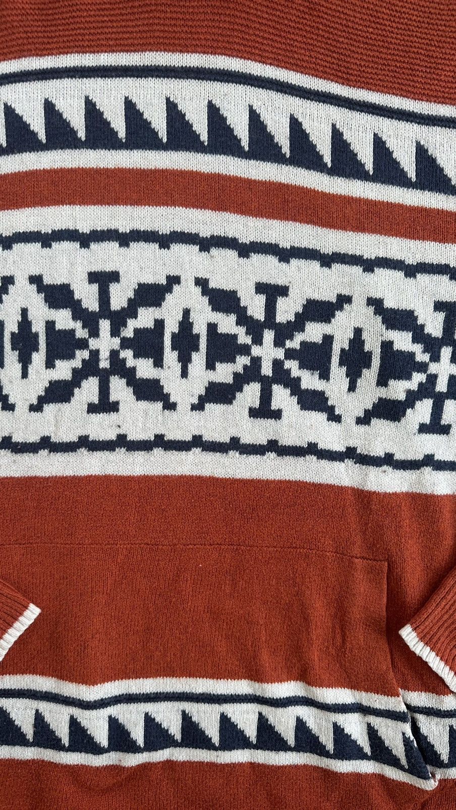 American Eagle Outfitters AMERICAN EAGLE PATTERN NAVAJO AZTEC HOODIE Size US L / EU 52-54 / 3 - 2 Thumbnail