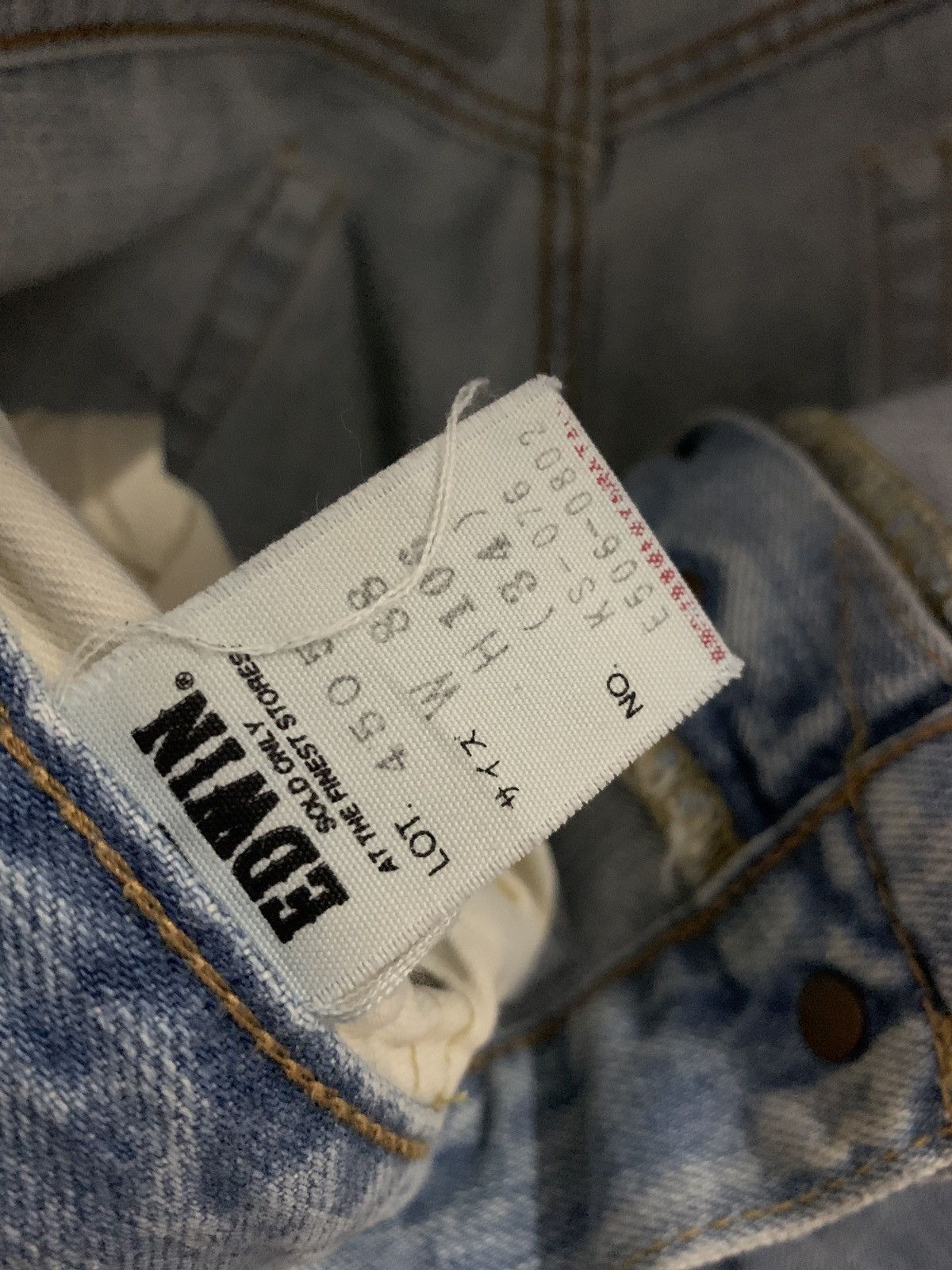 Kapital VINTAGE EDWIN 505X SELVEDGE FADED BAGGY DISTRESSED DENIM Size US 32 / EU 48 - 23 Thumbnail