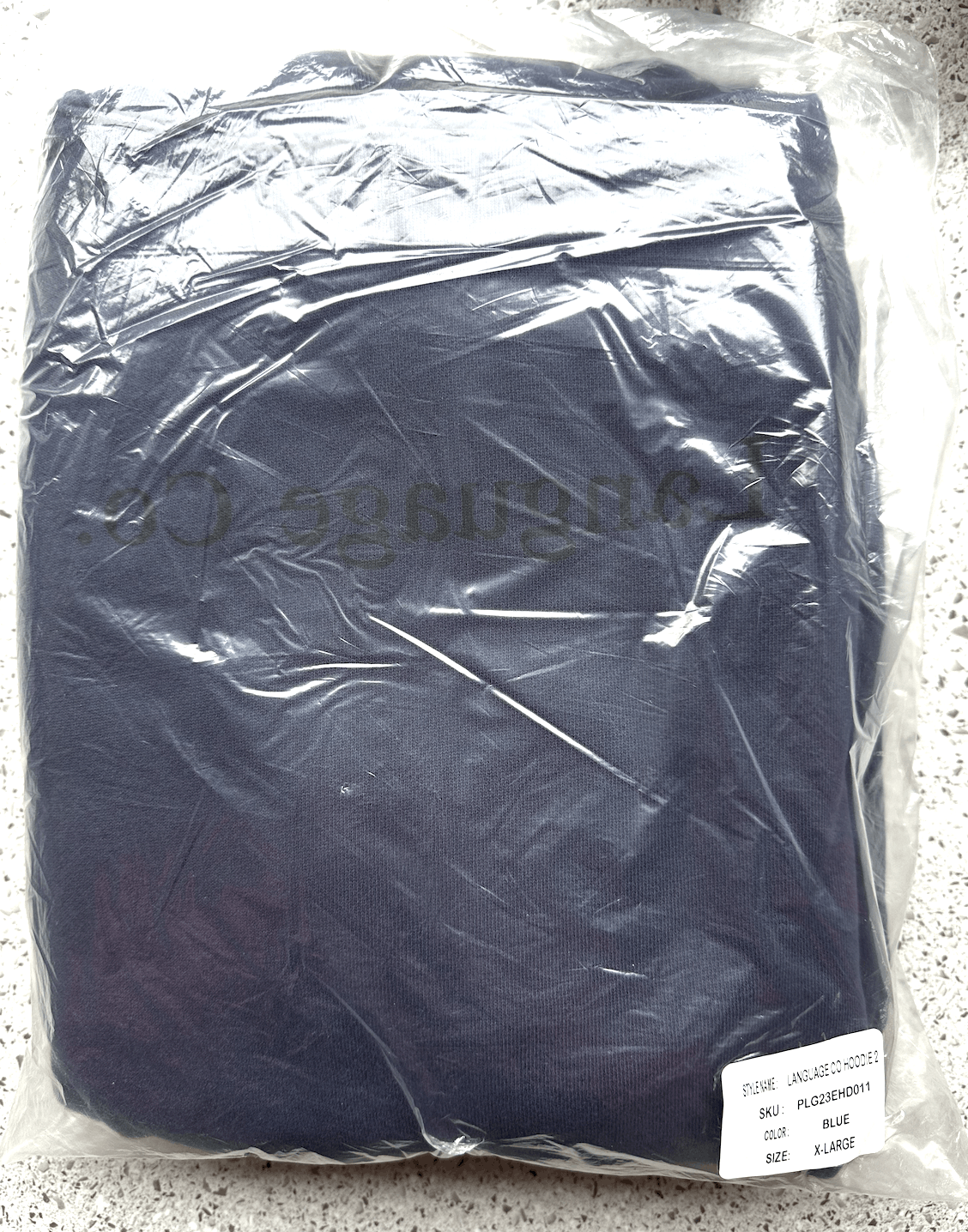 pgLang pgLang Kendrick Lamar Mirror Language Co. Washed Navy Hoodie Size US XL / EU 56 / 4 - 2 Thumbnail