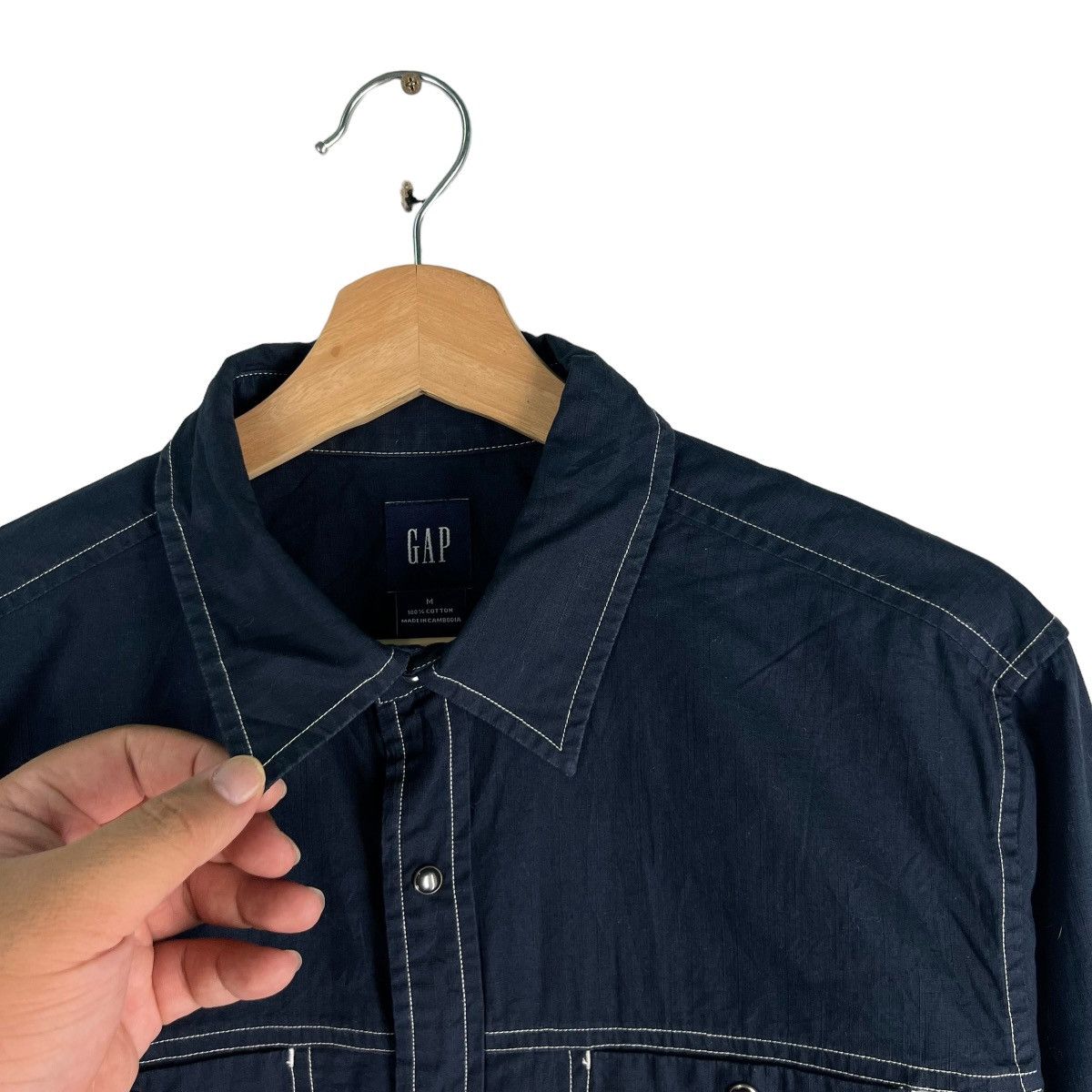 Japanese Brand 🔥VINTAGE WORK CHORE JACKET GAP DENIM ISSEY MIYAKE Size US M / EU 48-50 / 2 - 5 Thumbnail