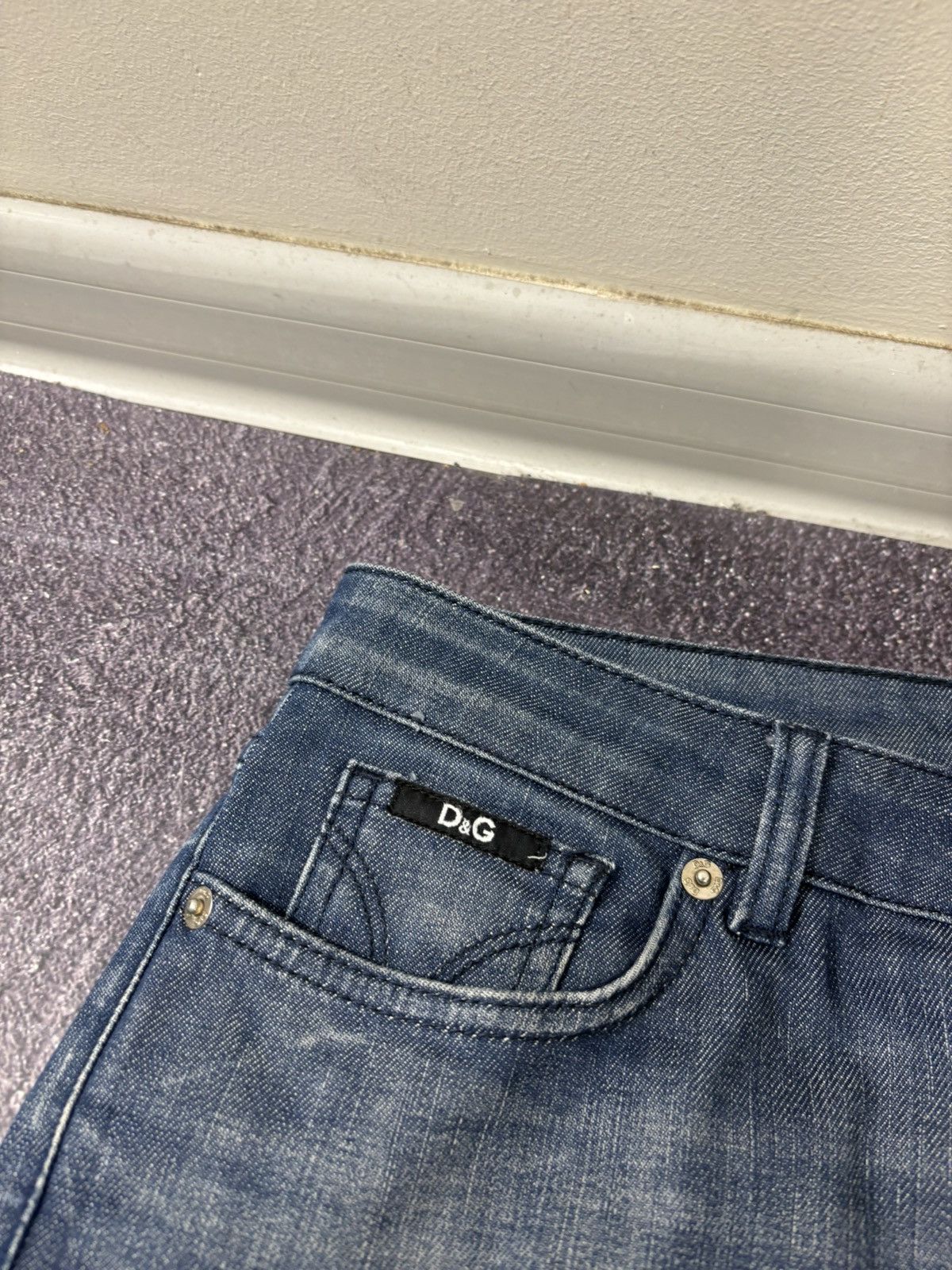 Dolce & Gabbana Dolce & Gabbana Women’s Slimmy Straight Fit Blue Denim Jeans Size 27" / US 4 / IT 40 - 5 Thumbnail