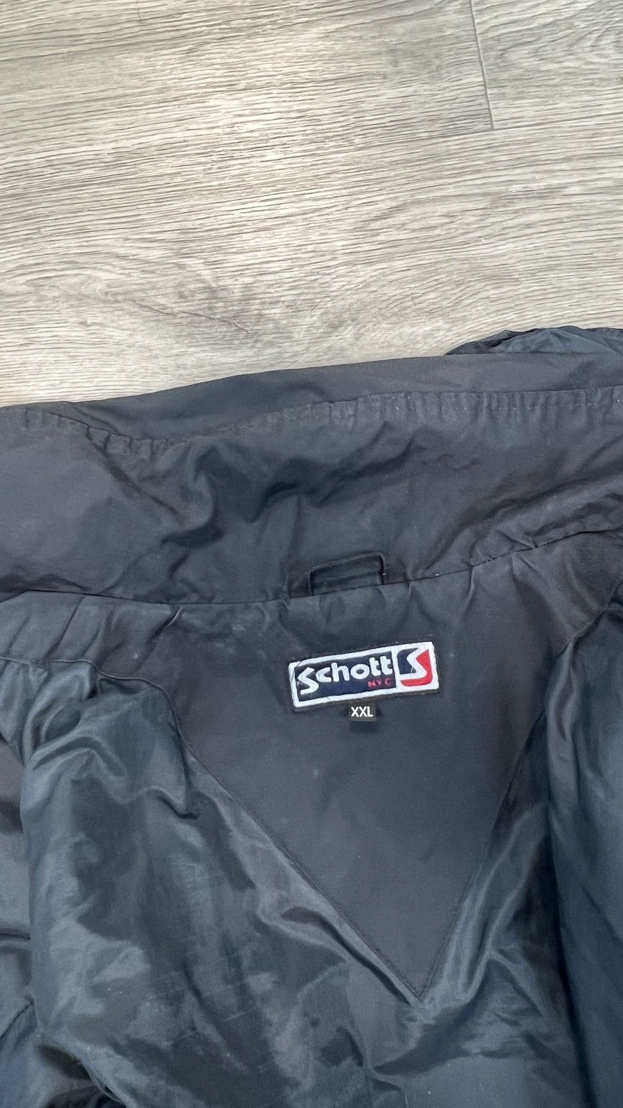 Schott Vintage Schott NYC Blue Lightweight Full Zip Jacket Size XXL Size US XXL / EU 58 / 5 - 15 Thumbnail