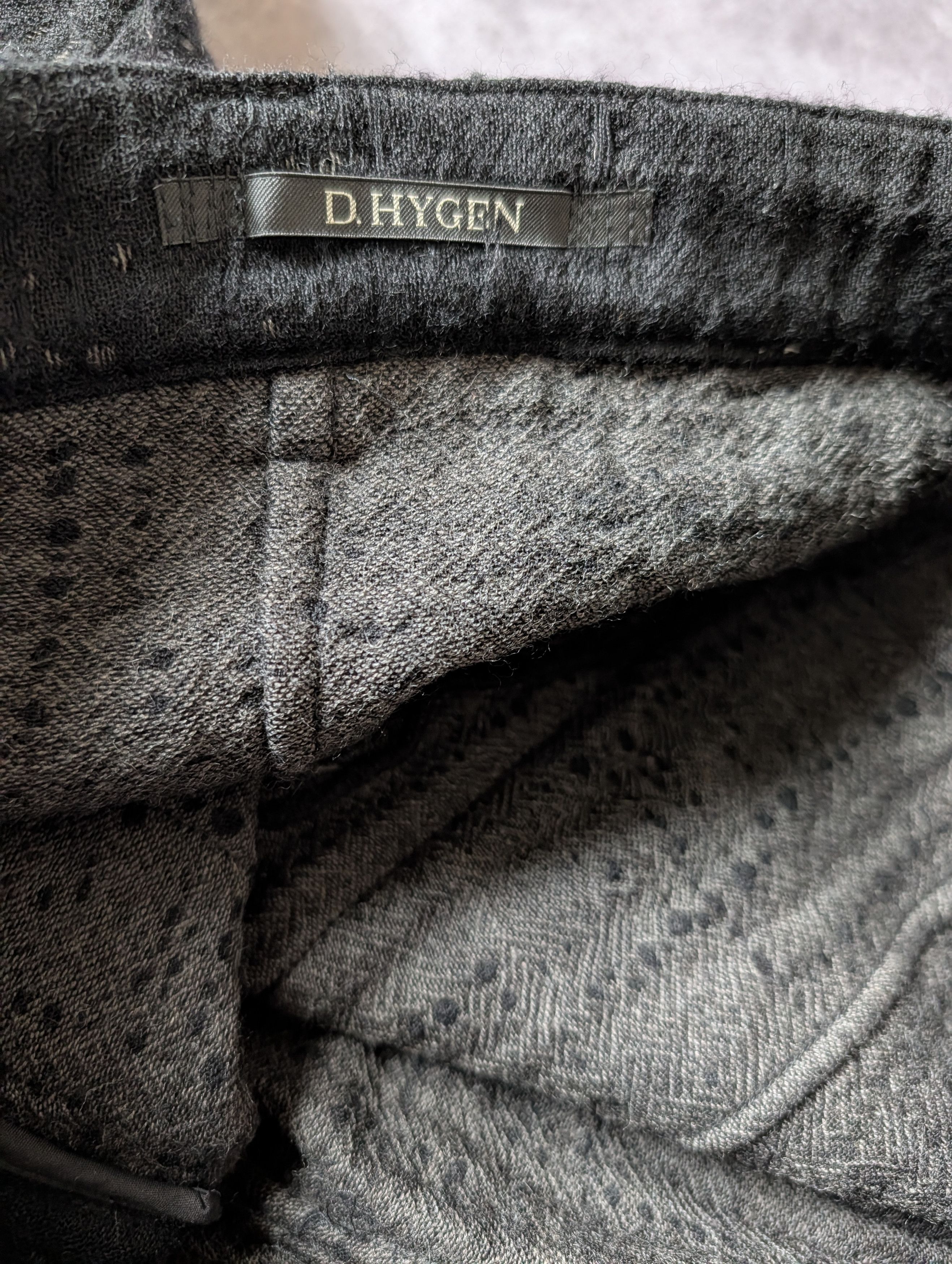 D.Hygen Double Weave Crush Jacquard Open Hem Slim Pants Size US 31 - 5 Thumbnail