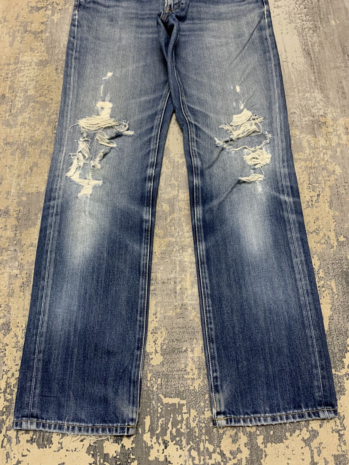 Hysteric Glamour Japanese Uniqlo Hysteric Glamour Distressed Style Jeans Size US 34 / EU 50 - 4 Thumbnail