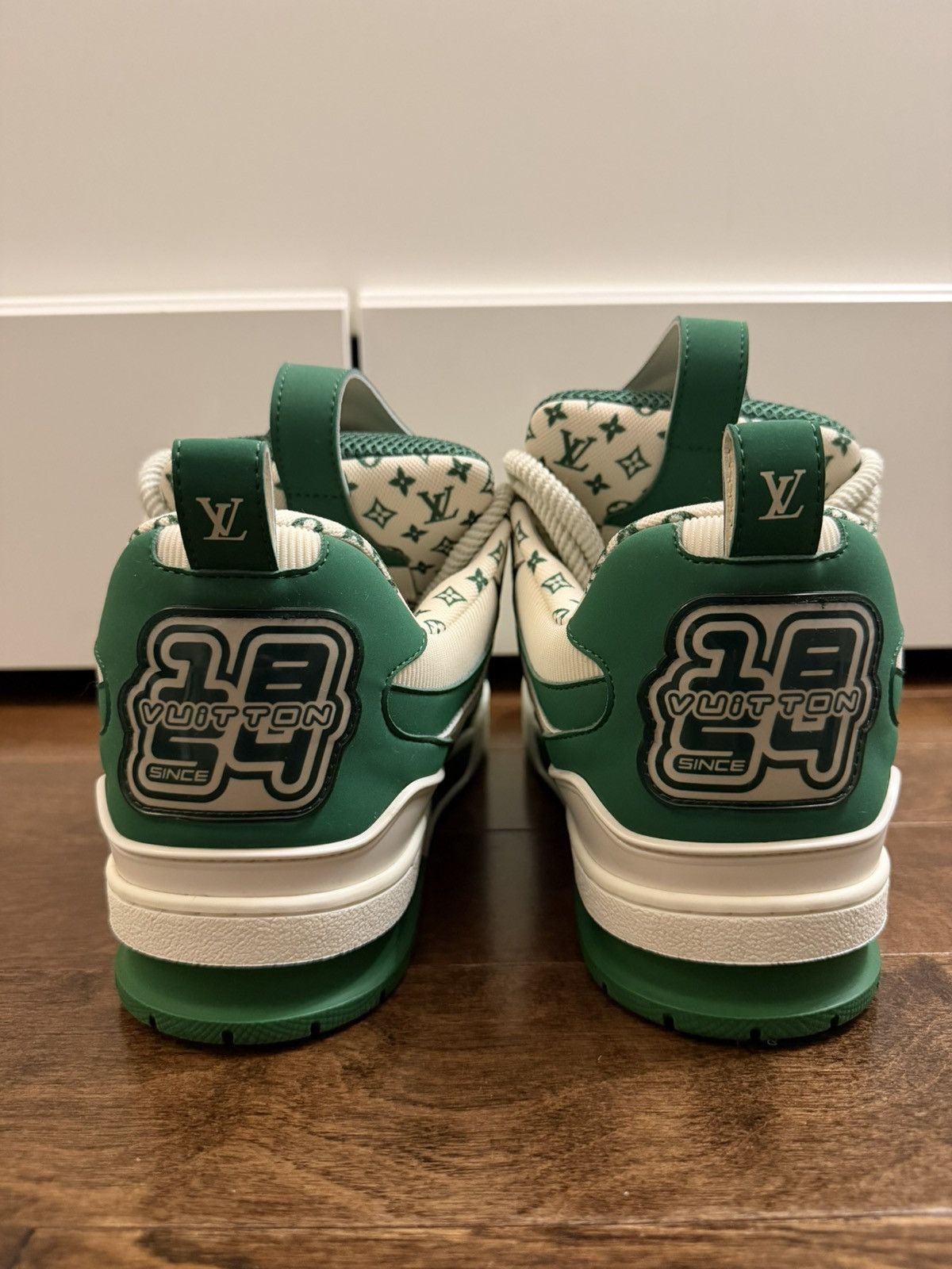 Louis Vuitton Louis Vuitton LV Skate Sneaker - Green Size US 10.5 / EU 43-44 - 4 Thumbnail