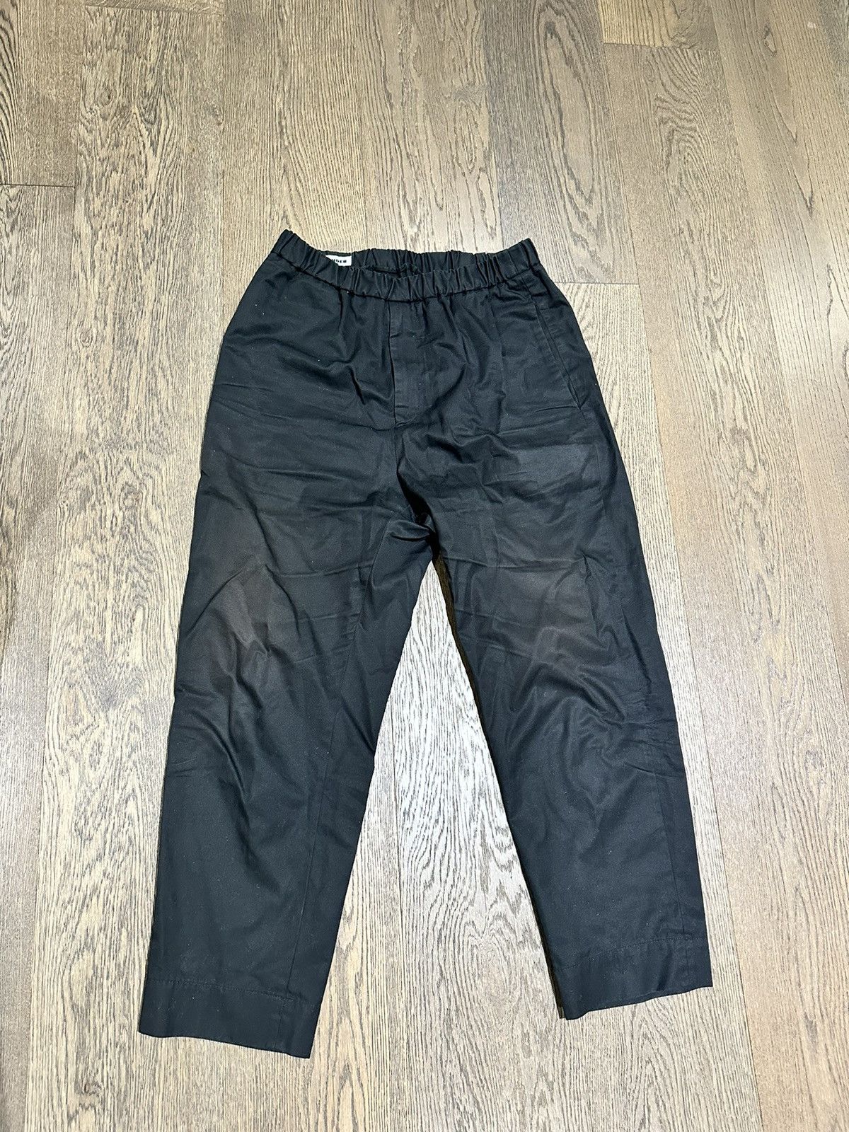 image of Black Jil Sander Elastic Waist Trousers, Men's (Size 30)