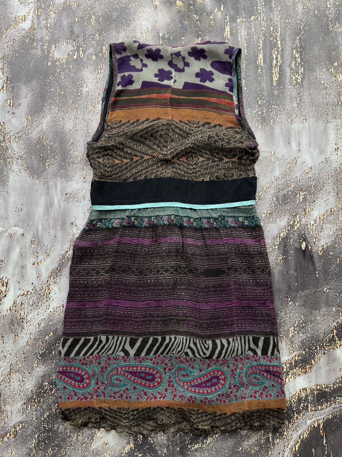Etro ETRO Vintage Silk Mini Dress Size M / US 6-8 / IT 42-44 - 8 Thumbnail