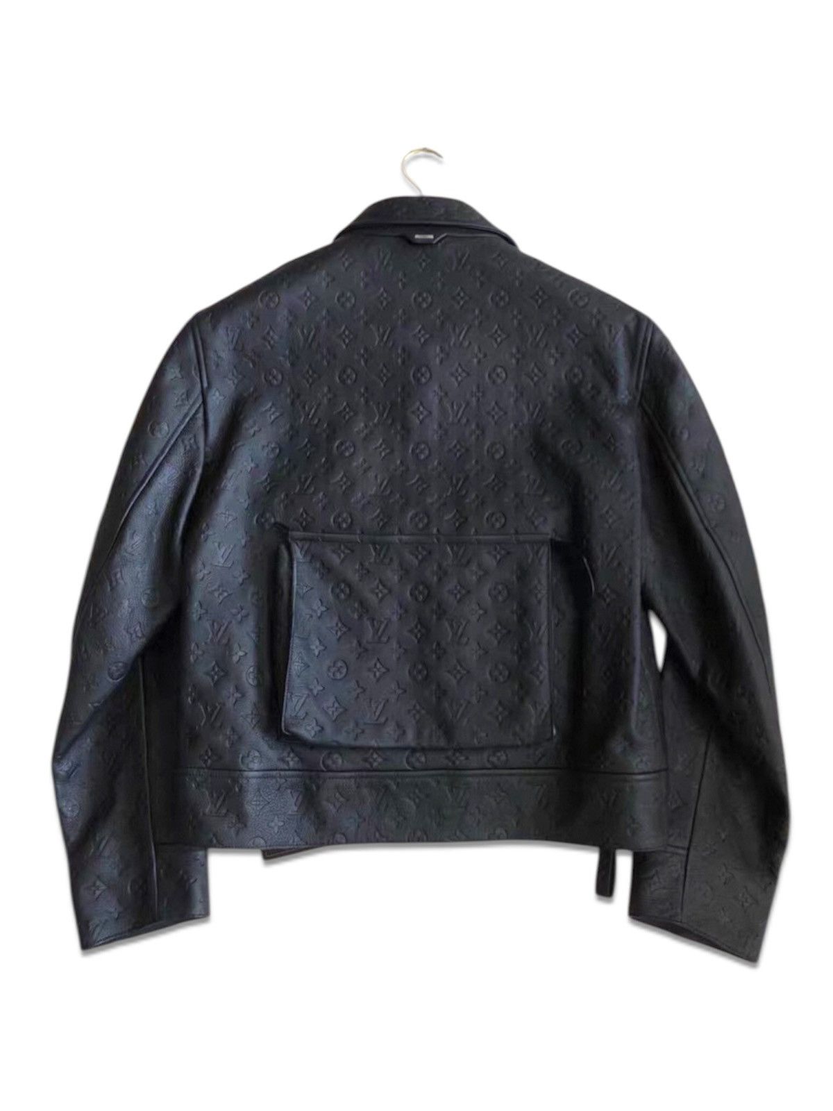 Louis Vuitton Louis Vuitton 52 Utility Leather Jacket Monogram Embossed Size US L / EU 52-54 / 3 - 2 Thumbnail