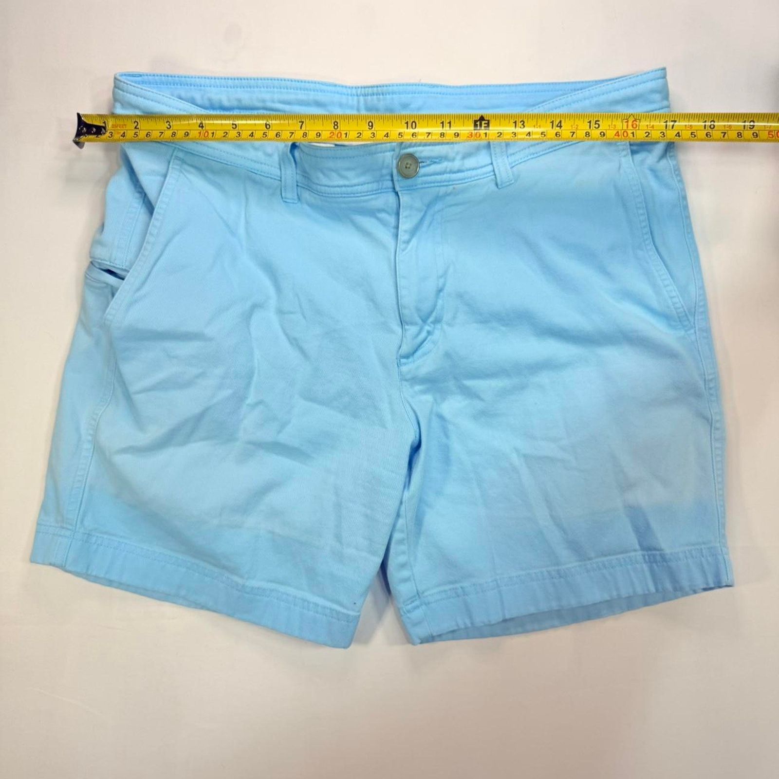 Roundtree & Yorke Light Blue Roundtree & Yorke Chino Golf Shorts 34 Size US 34 / EU 50 - 2 Thumbnail