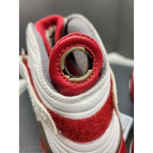 Jordan Brand Air Jordan mens 11.5 Retro 8.0 Retro White Red amazing condi Size US 11.5 / EU 44-45 - 17 Thumbnail