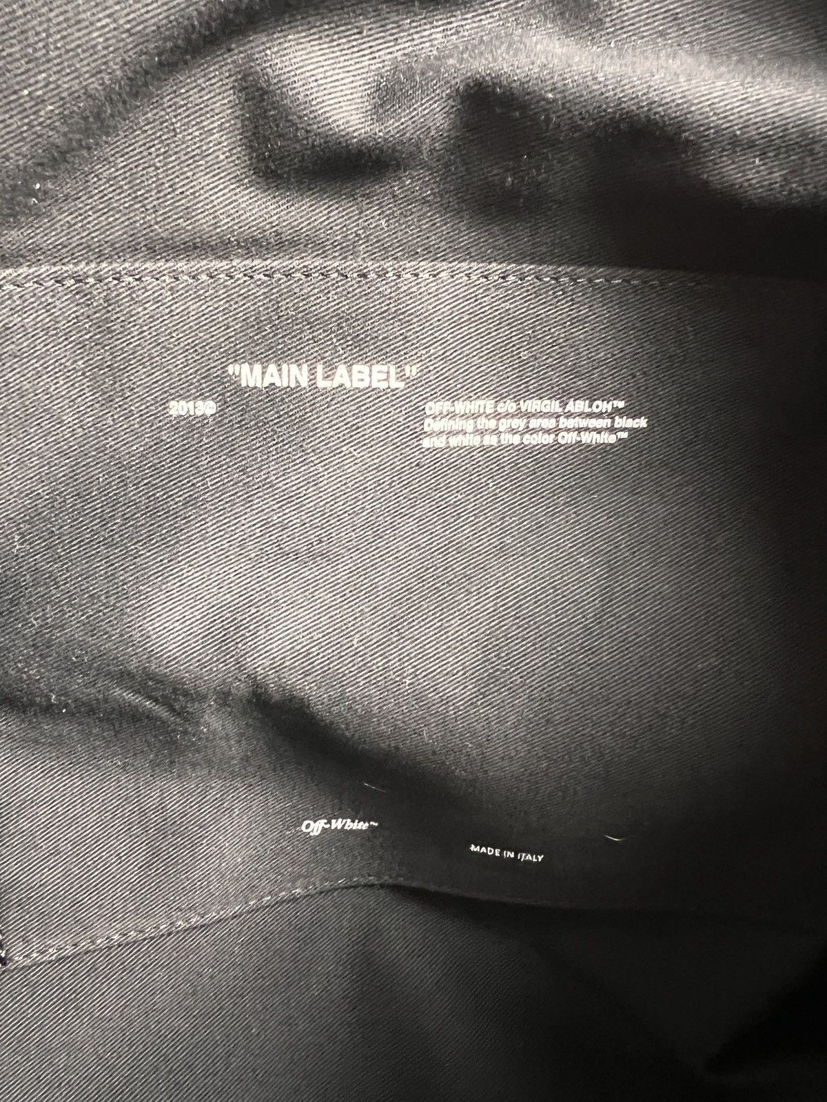 Off-White Off-White Tote Bag Canvas/Linen - Black/White Size ONE SIZE - 11 Thumbnail