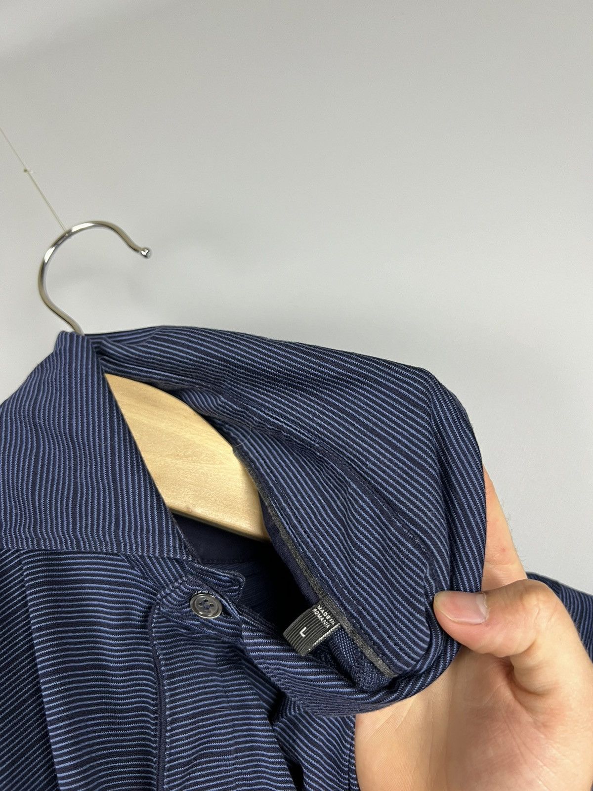 Ermenegildo Zegna (L) Rare Ermenegildo Zegna Polo Shirt stripe Size US L / EU 52-54 / 3 - 3 Thumbnail