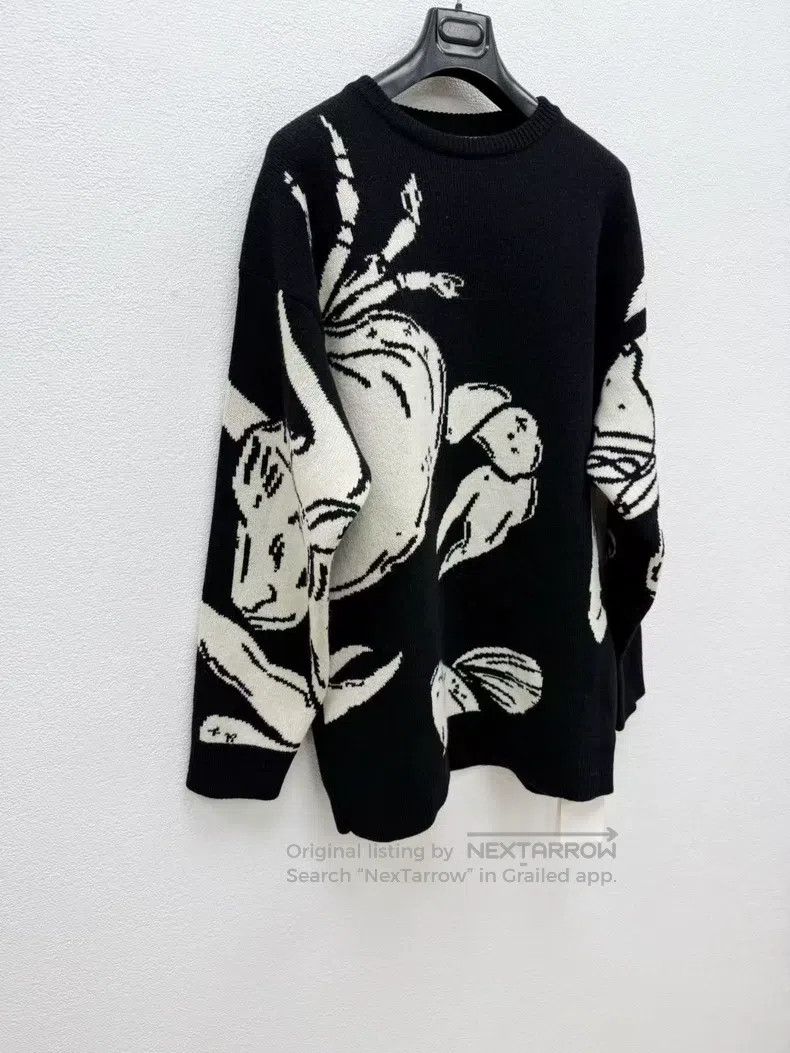 Jil Sander Jil Sander size 46 Wool Jacquard Sweater Size S / US 4 / IT 40 - 2 Thumbnail