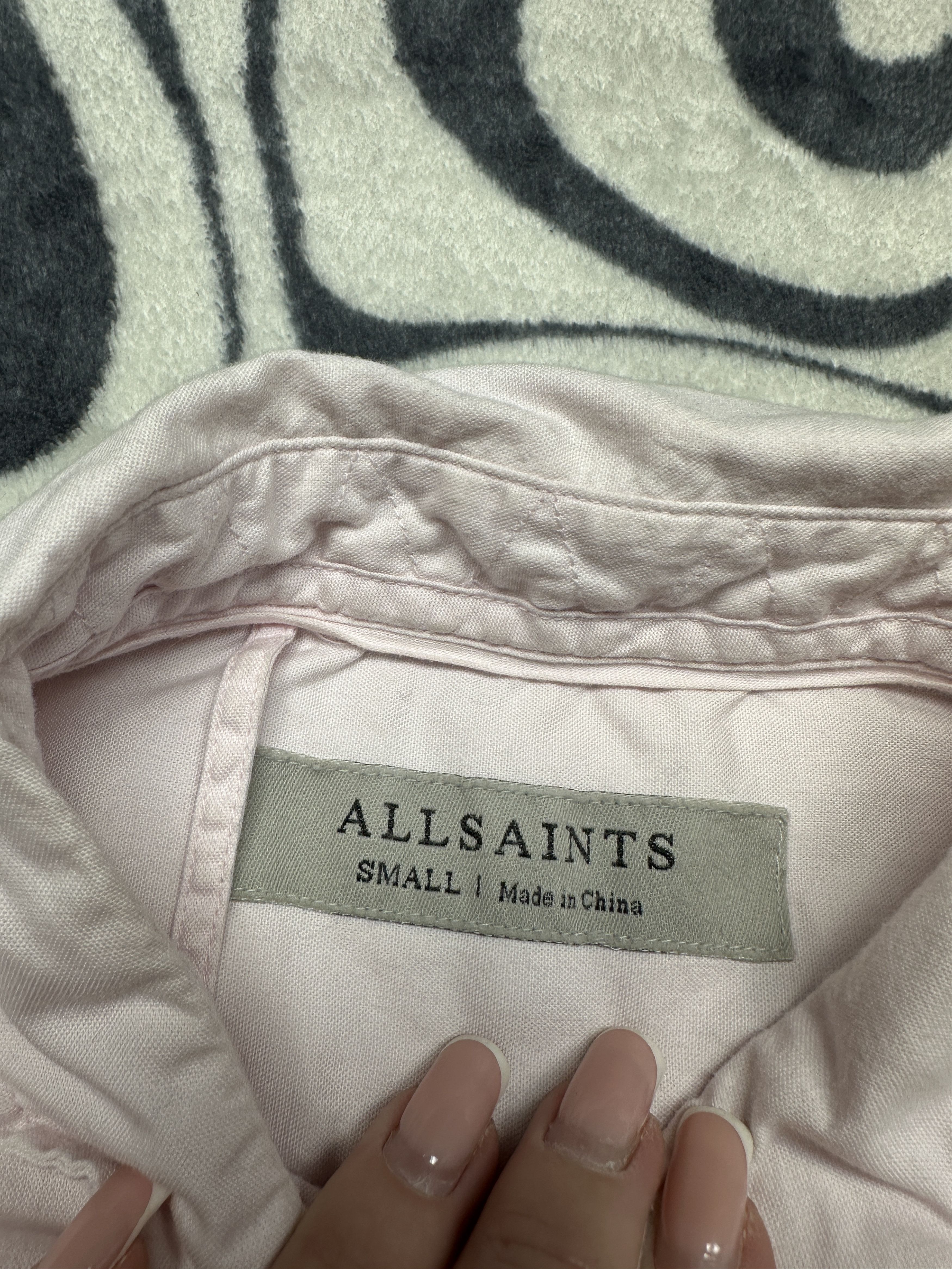 Allsaints AllSaints Mens Redondo Short Sleeve Shirt Size US S / EU 44-46 / 1 - 4 Thumbnail