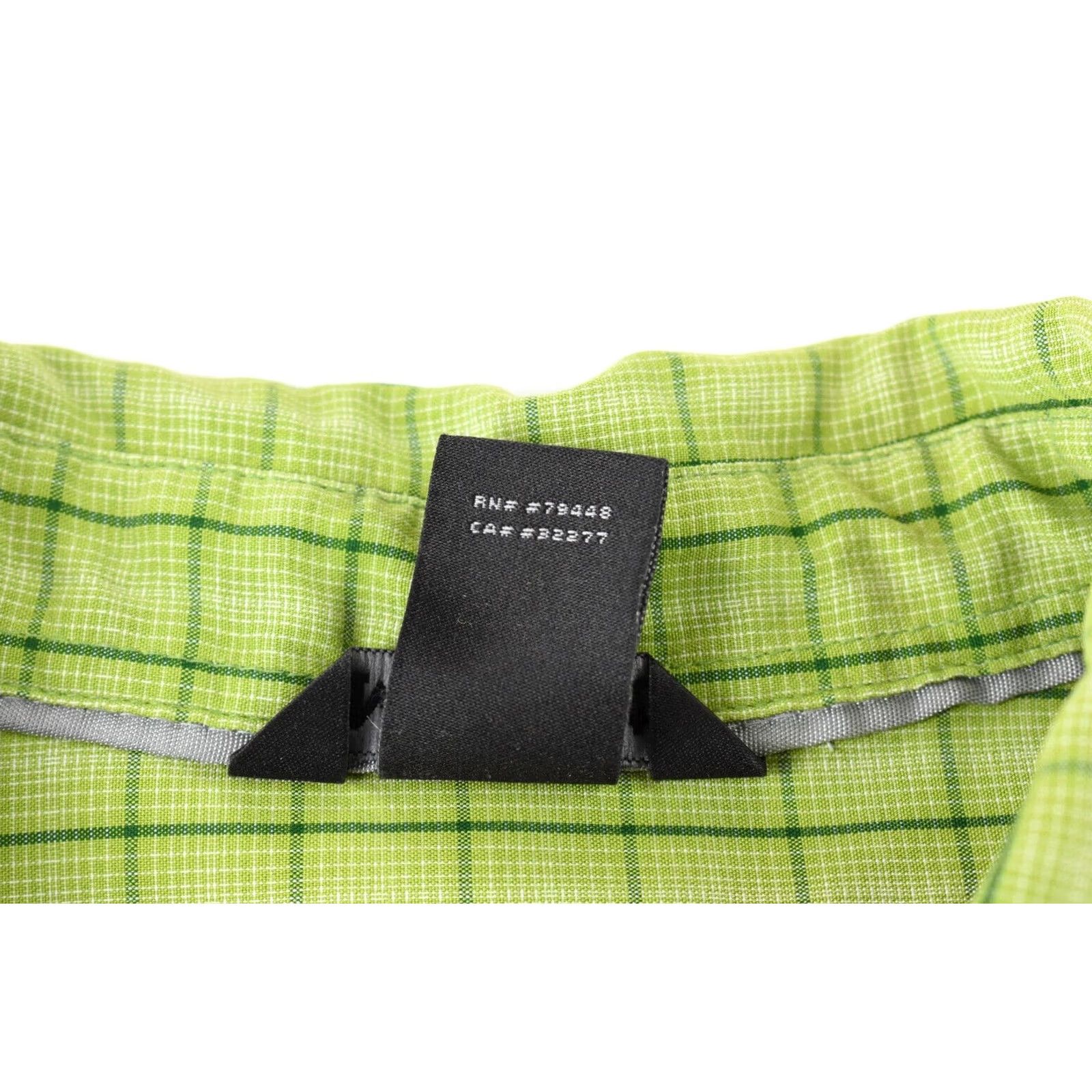 Marmot MARMOT Shirt Men M Short Sleeve Checked Button-Up Pocket Green Size US M / EU 48-50 / 2 - 6 Thumbnail