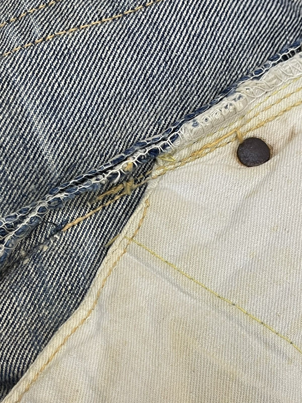 If Six Was Nine Vintage Japanese Brand Mud Wash Bell Bottom Flare Jeans Size US 29 - 11 Thumbnail