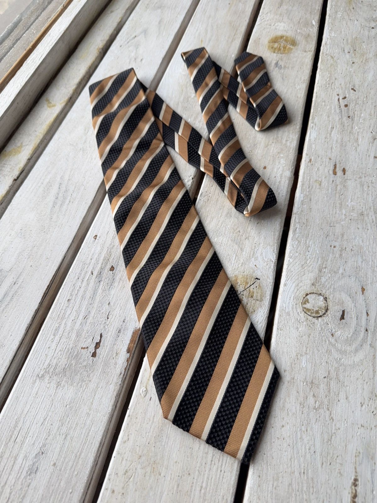 Mercedes-Benz × Vintage Racing Luxury Official Mercedes Benz Silk Tie Size ONE SIZE - 1 Thumbnail