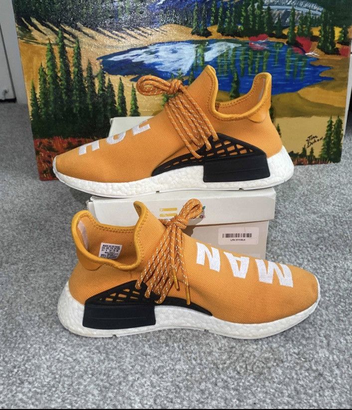 Adidas × Pharrell Pharrell NMD Human Race x Tangerine Size US 9.5 / EU 42-43 - 2 Thumbnail
