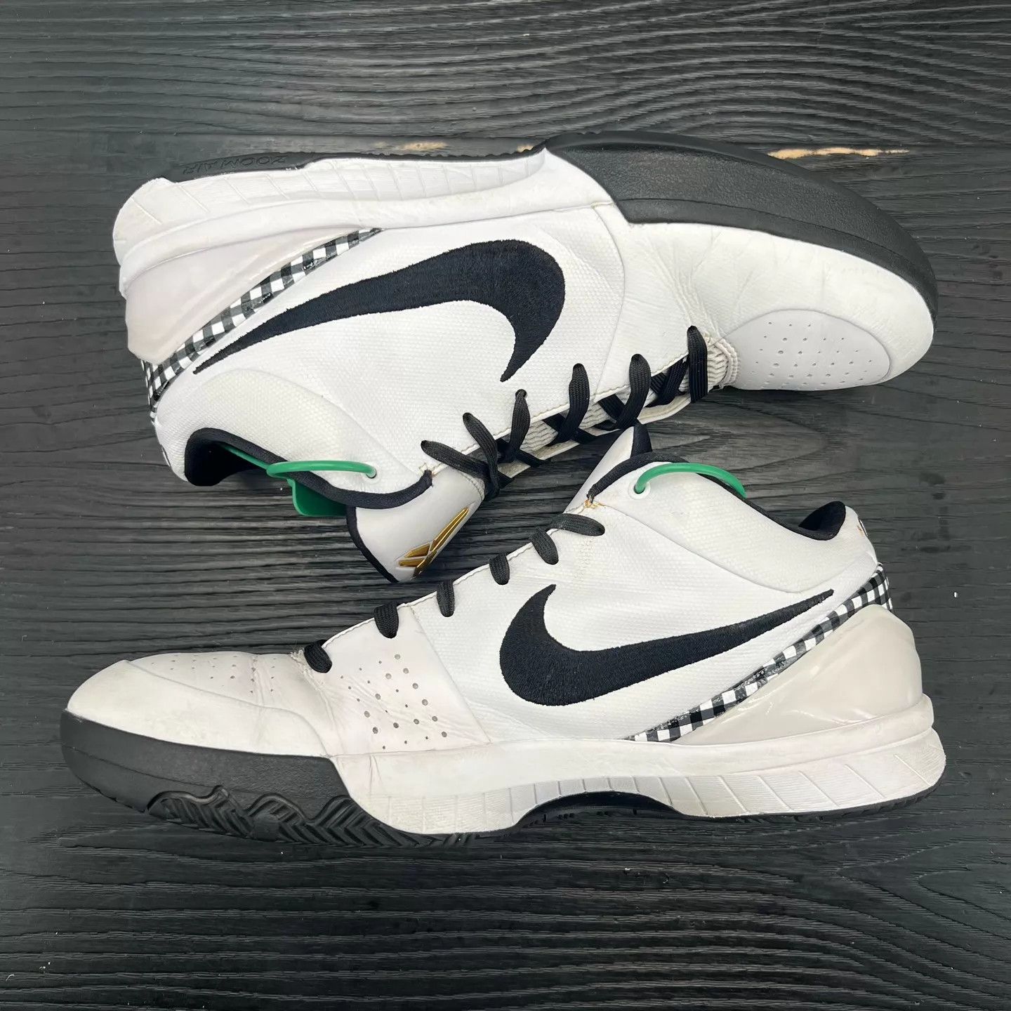 Nike zk4 Gigi Black White Gold 46 New With Box Size US 13 / EU 46 - 2 Thumbnail