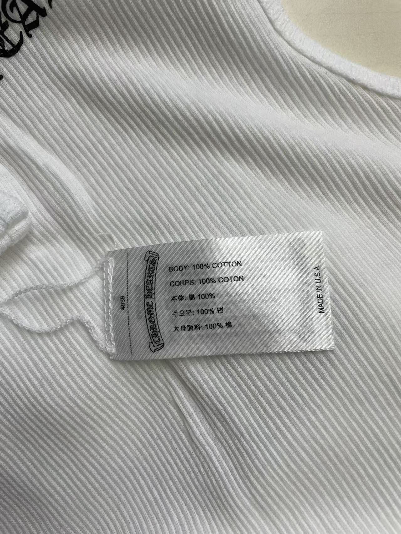 Chrome Hearts Chrome Hearts Neck Logo Miyumi Sisters White Tank Top Size S / US 4 / IT 40 - 6 Thumbnail