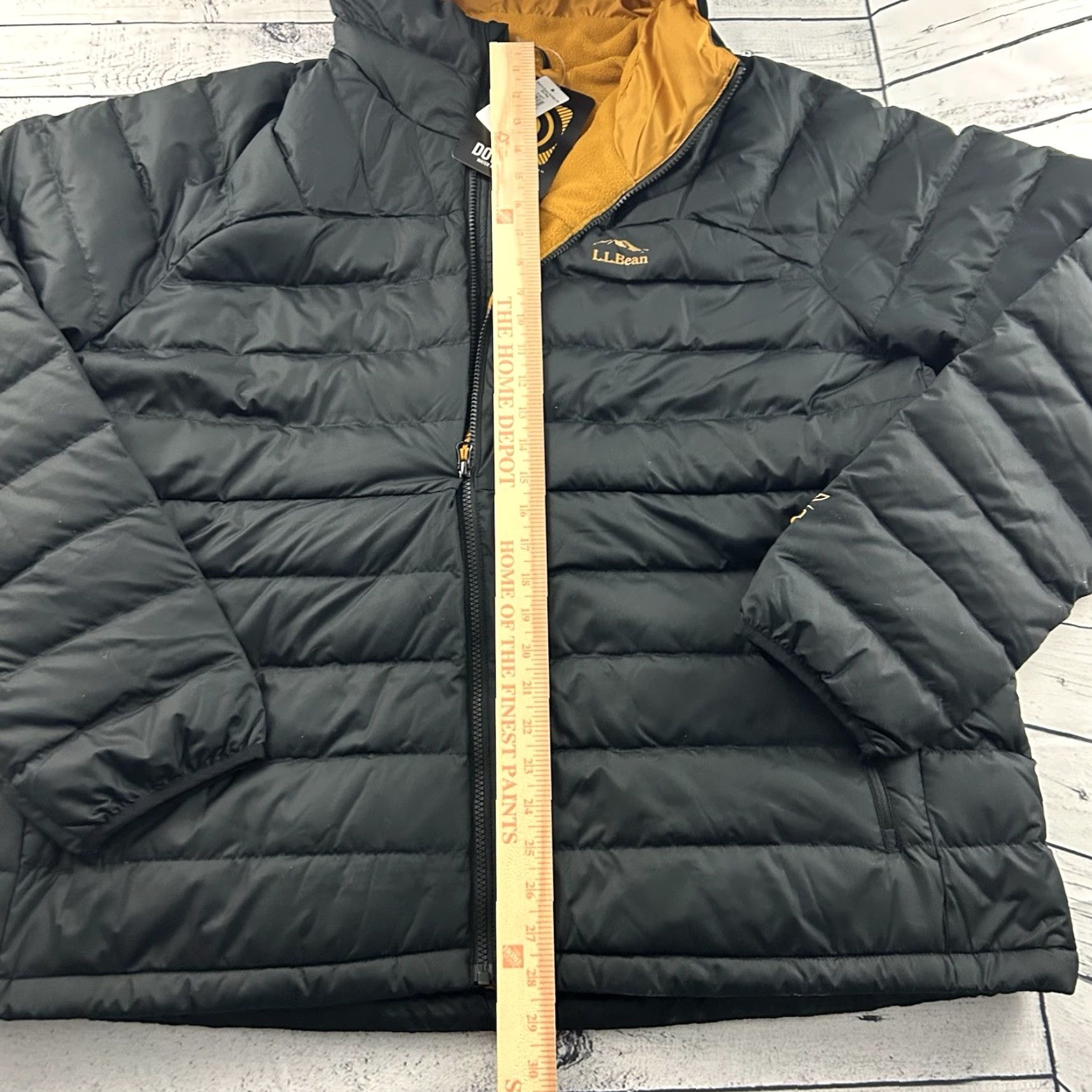 Vintage L.L. Bean Downtek 650 Down Hooded Winter Jacket Men's 3XL Black Size US XXL / EU 58 / 5 - 5 Thumbnail