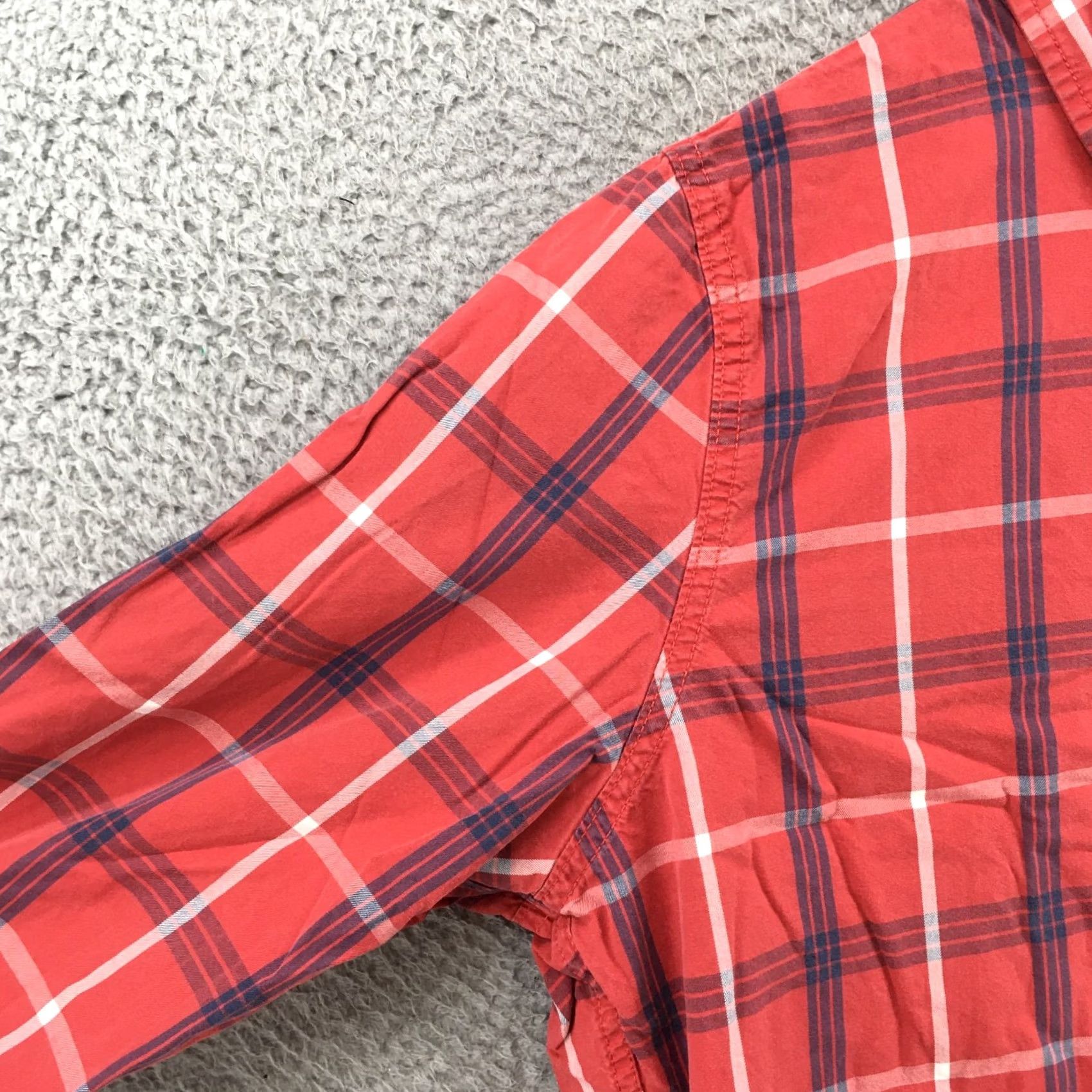 Abercrombie & Fitch Abercrombie & Fitch Button Down Shirt Mens L Multicolor Cotton Plaid Long Sleeve Size US L / EU 52-54 / 3 - 5 Thumbnail