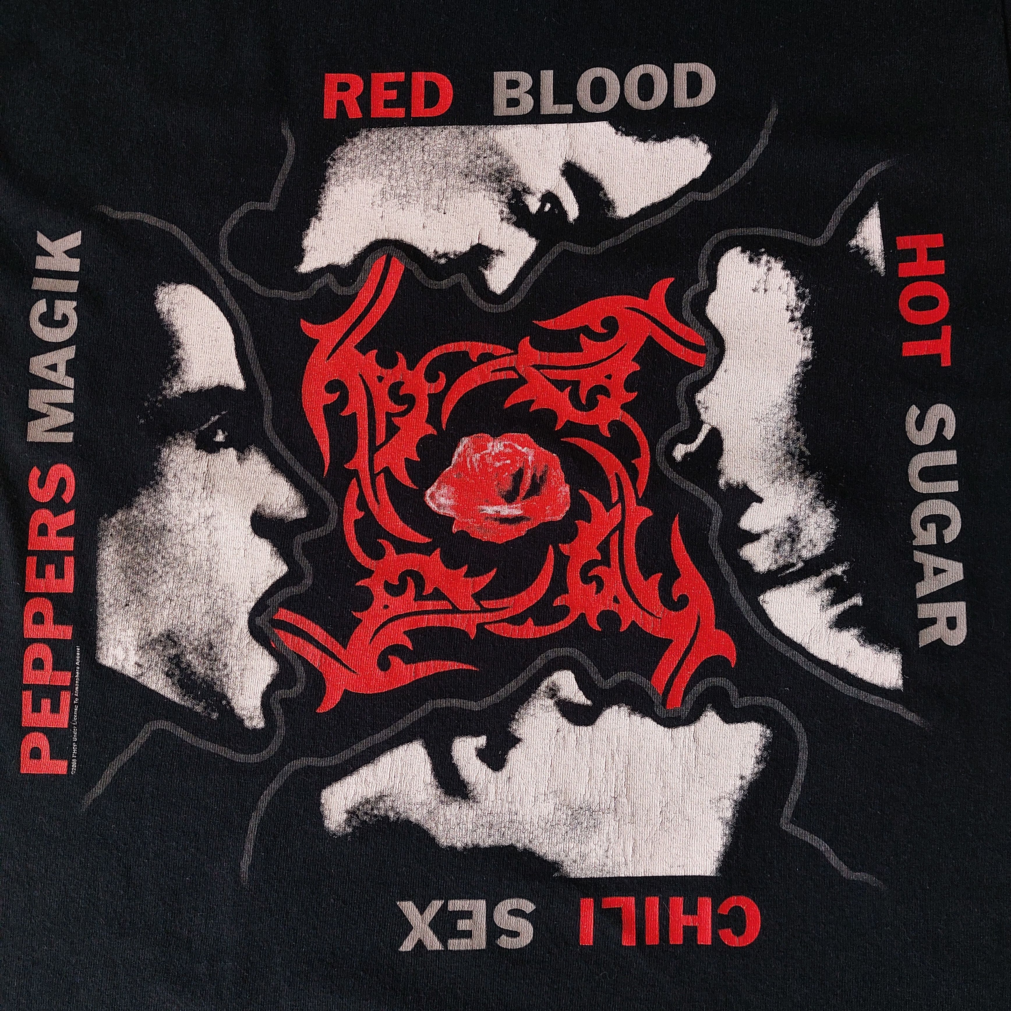 Vintage 2008 Red Hot Chili Peppers Blood Sugar Sex Magik t-shirt Size US S / EU 44-46 / 1 - 2 Thumbnail