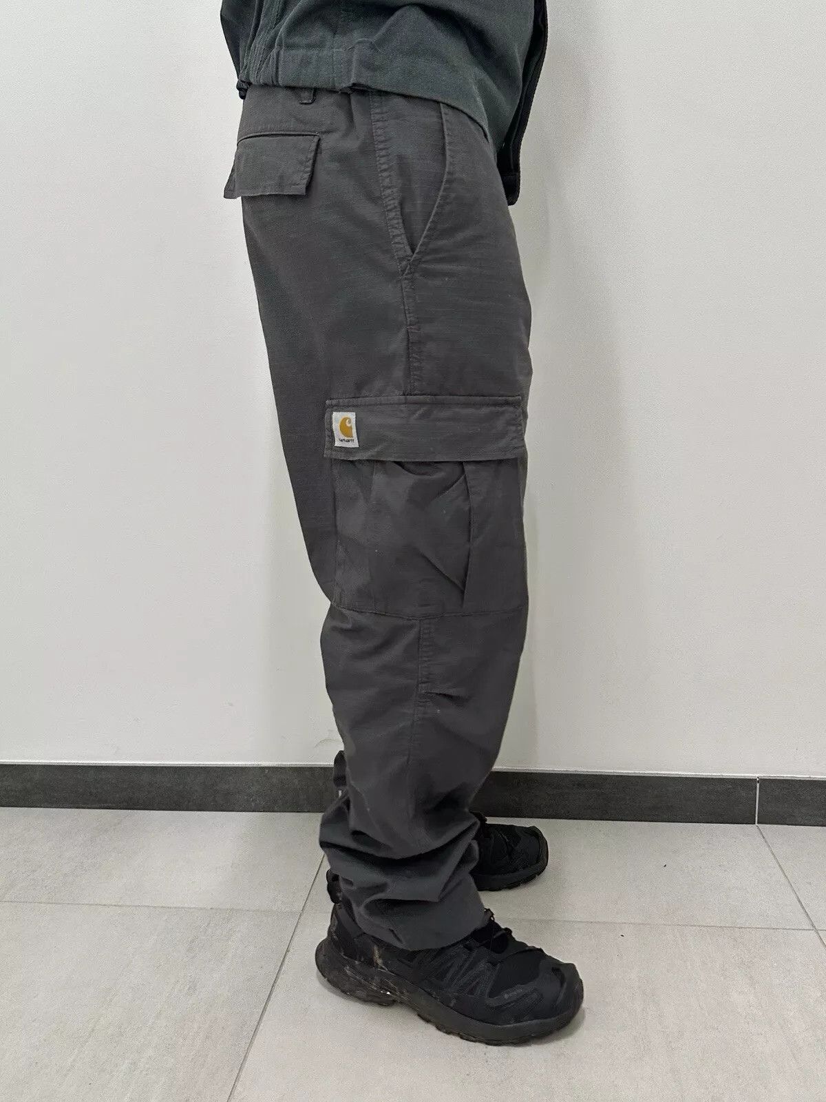 Carhartt Vintage Carhartt Aviator Baggy Cargo Pants Mens Szie 33x32 Size US 33 - 2 Thumbnail